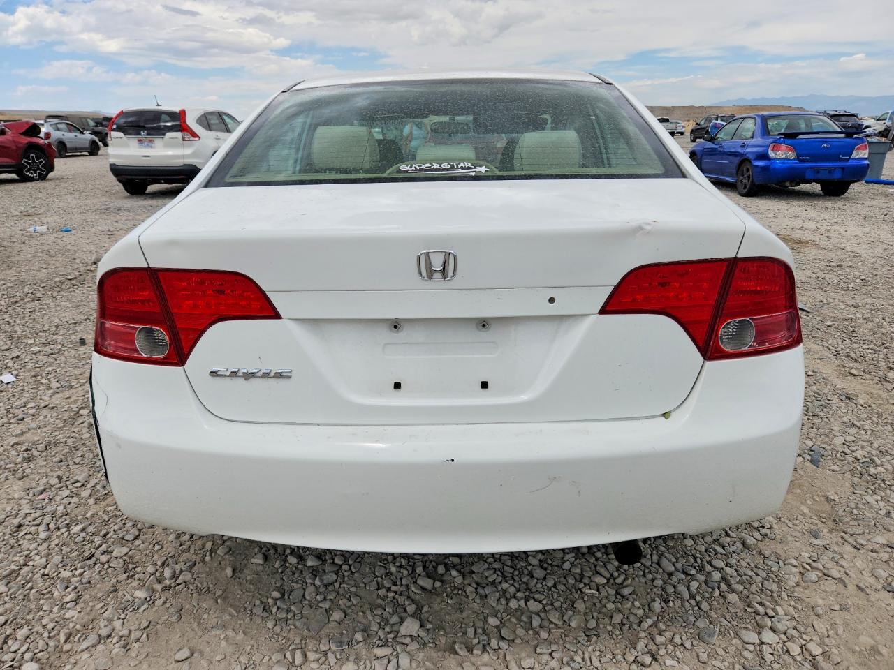 2006 Honda Civic Ex White vin: 1HGFA15876L152507