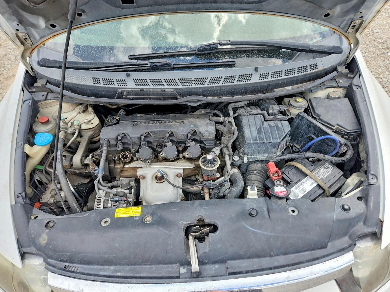 2006 Honda Civic Ex White vin: 1HGFA15876L152507