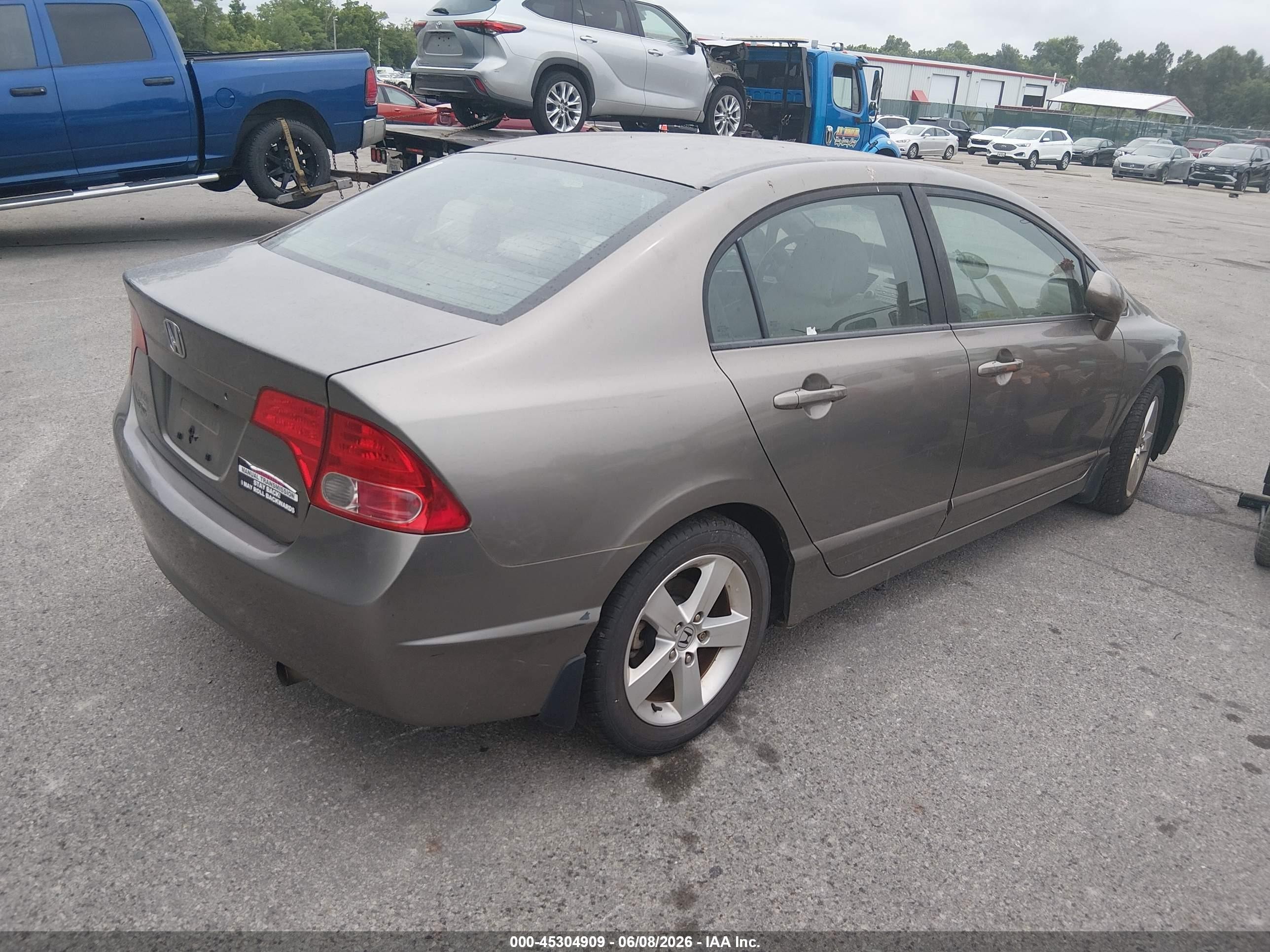 2007 Honda Civic Ex Champagne vin: 1HGFA15877L059598