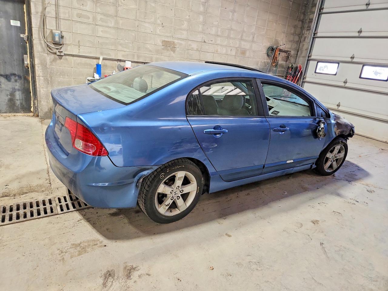2008 Honda Civic Ex Blue vin: 1HGFA15878L103181