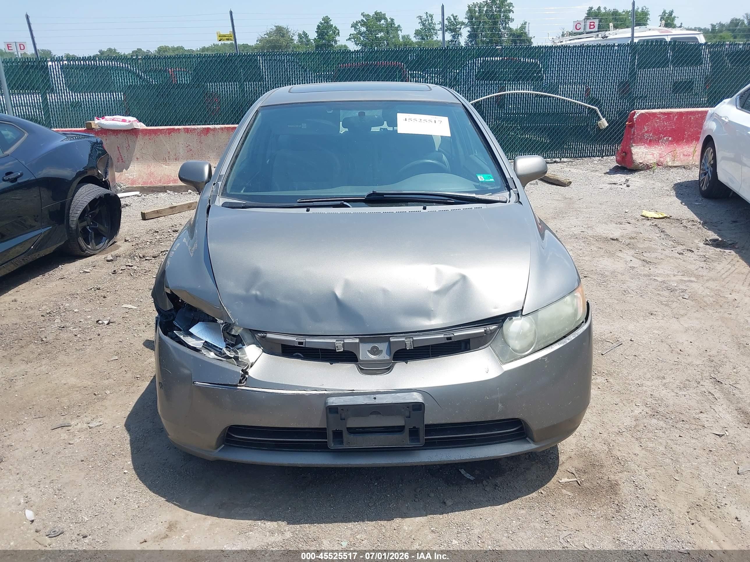 2007 Honda Civic Ex Brown vin: 1HGFA15887L094229
