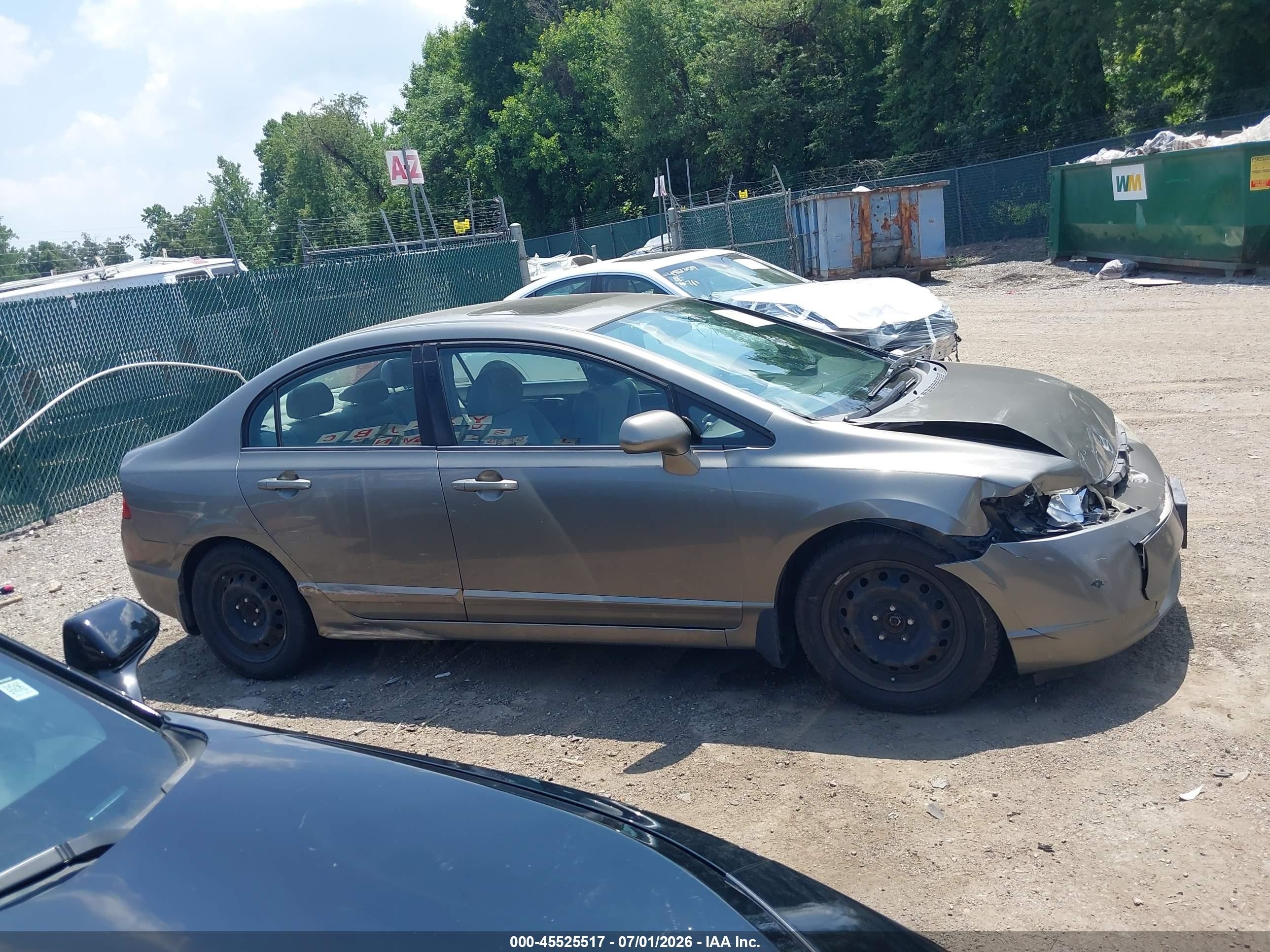 2007 Honda Civic Ex Brown vin: 1HGFA15887L094229