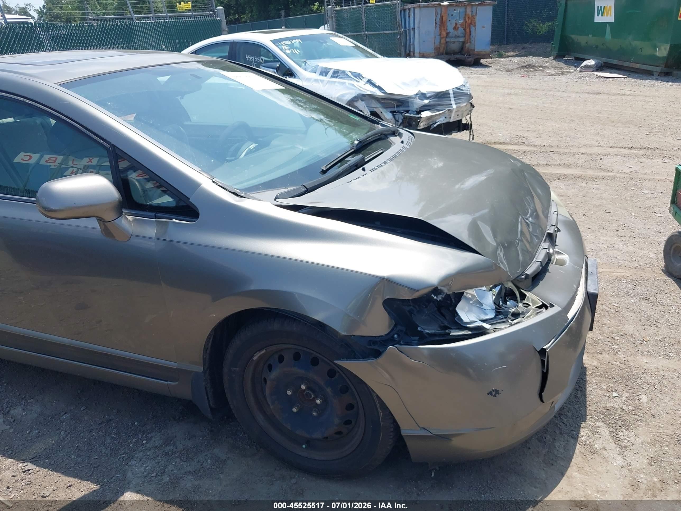 2007 Honda Civic Ex Brown vin: 1HGFA15887L094229