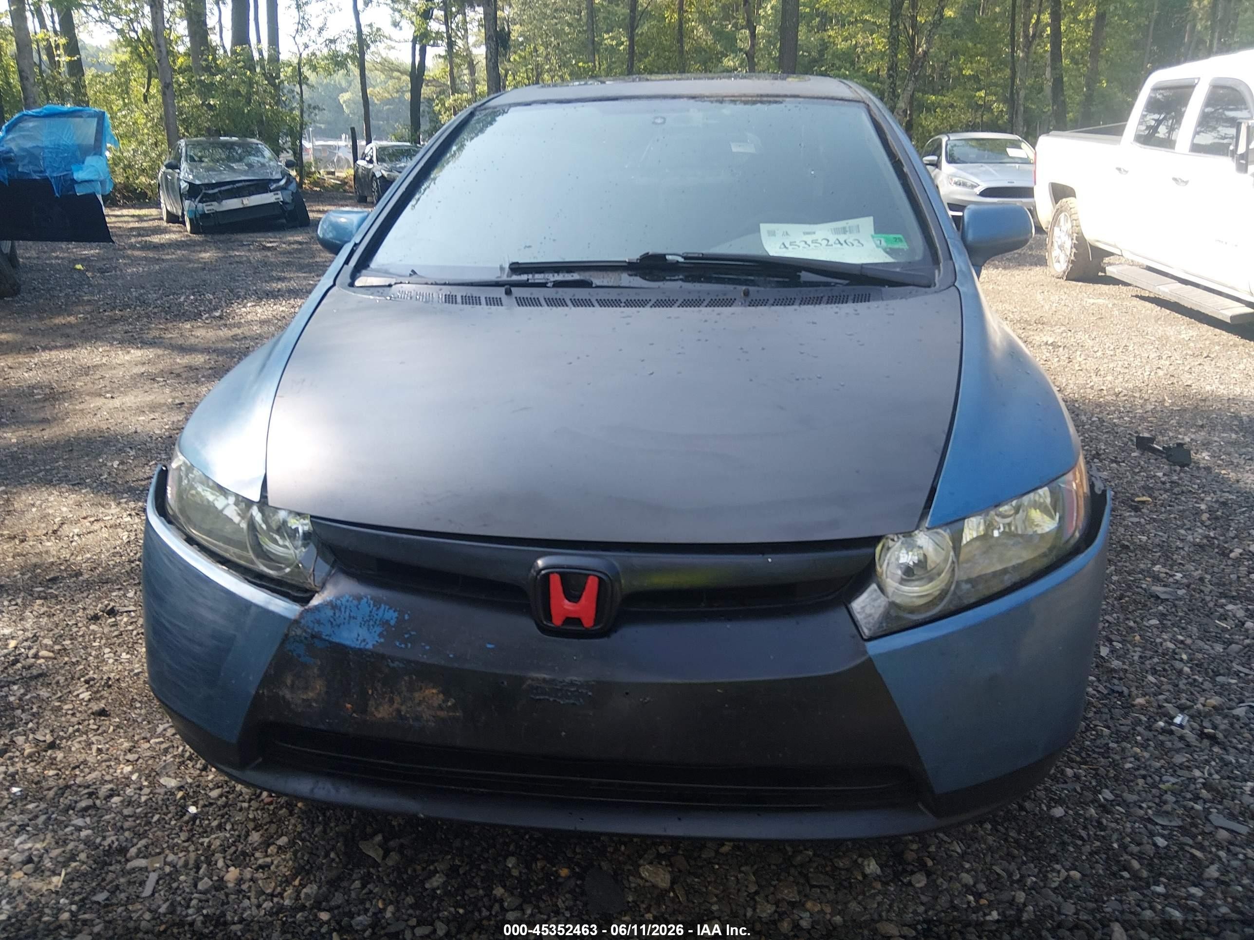 2006 Honda Civic Ex Blue vin: 1HGFA15896L035768