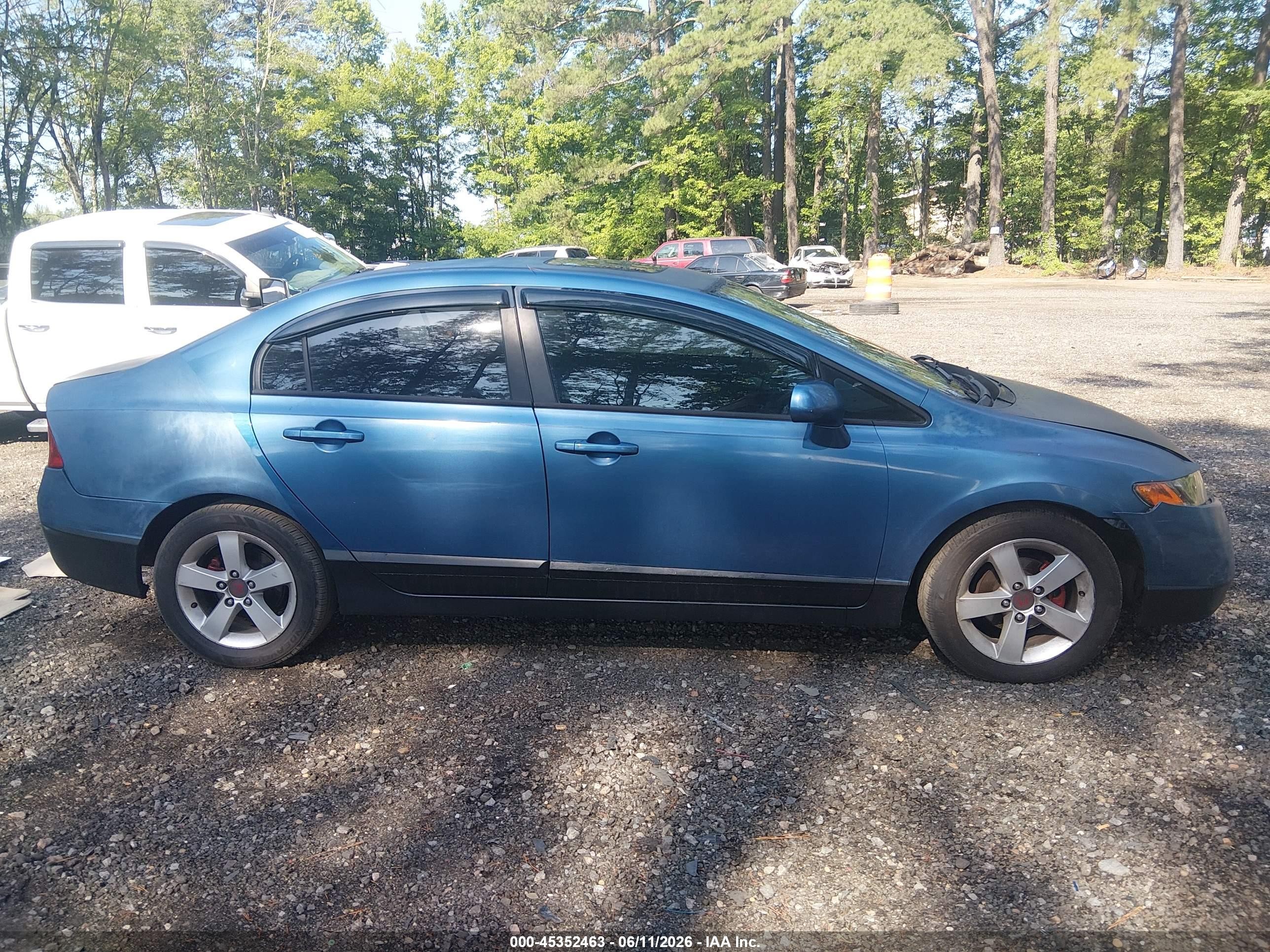 2006 Honda Civic Ex Blue vin: 1HGFA15896L035768