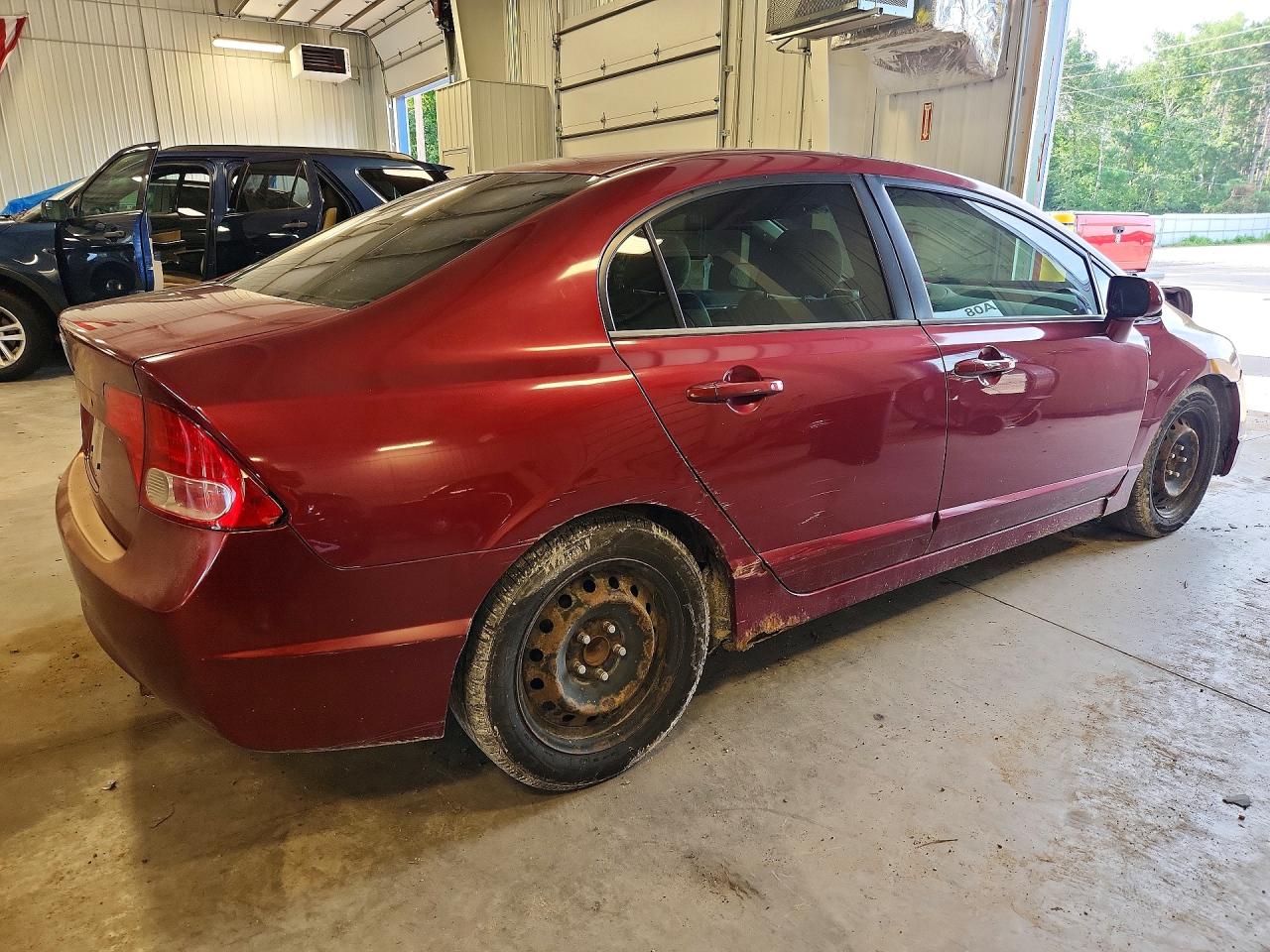 2006 Honda Civic Ex Red vin: 1HGFA158X6L089516