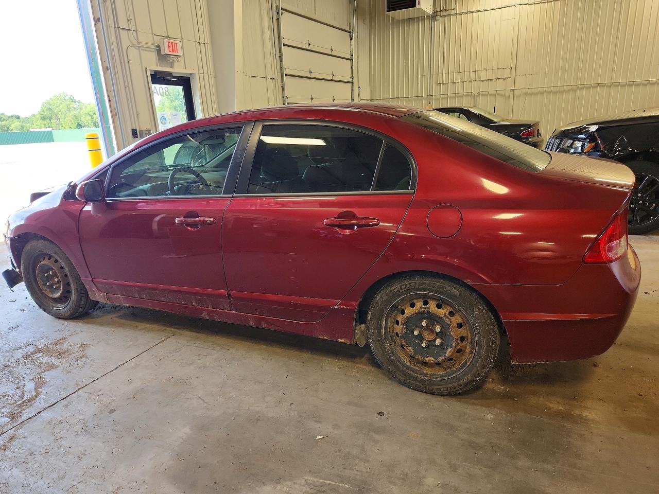 2006 Honda Civic Ex Red vin: 1HGFA158X6L089516