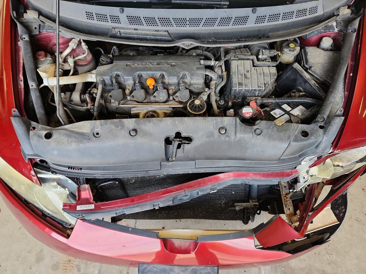 2006 Honda Civic Ex Red vin: 1HGFA158X6L089516