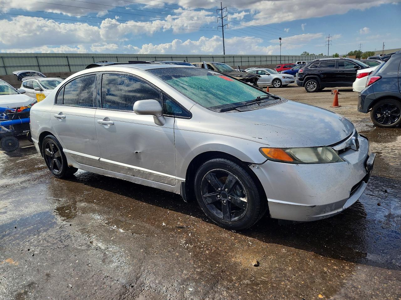 2008 Honda Civic Ex Silver vin: 1HGFA158X8L017833