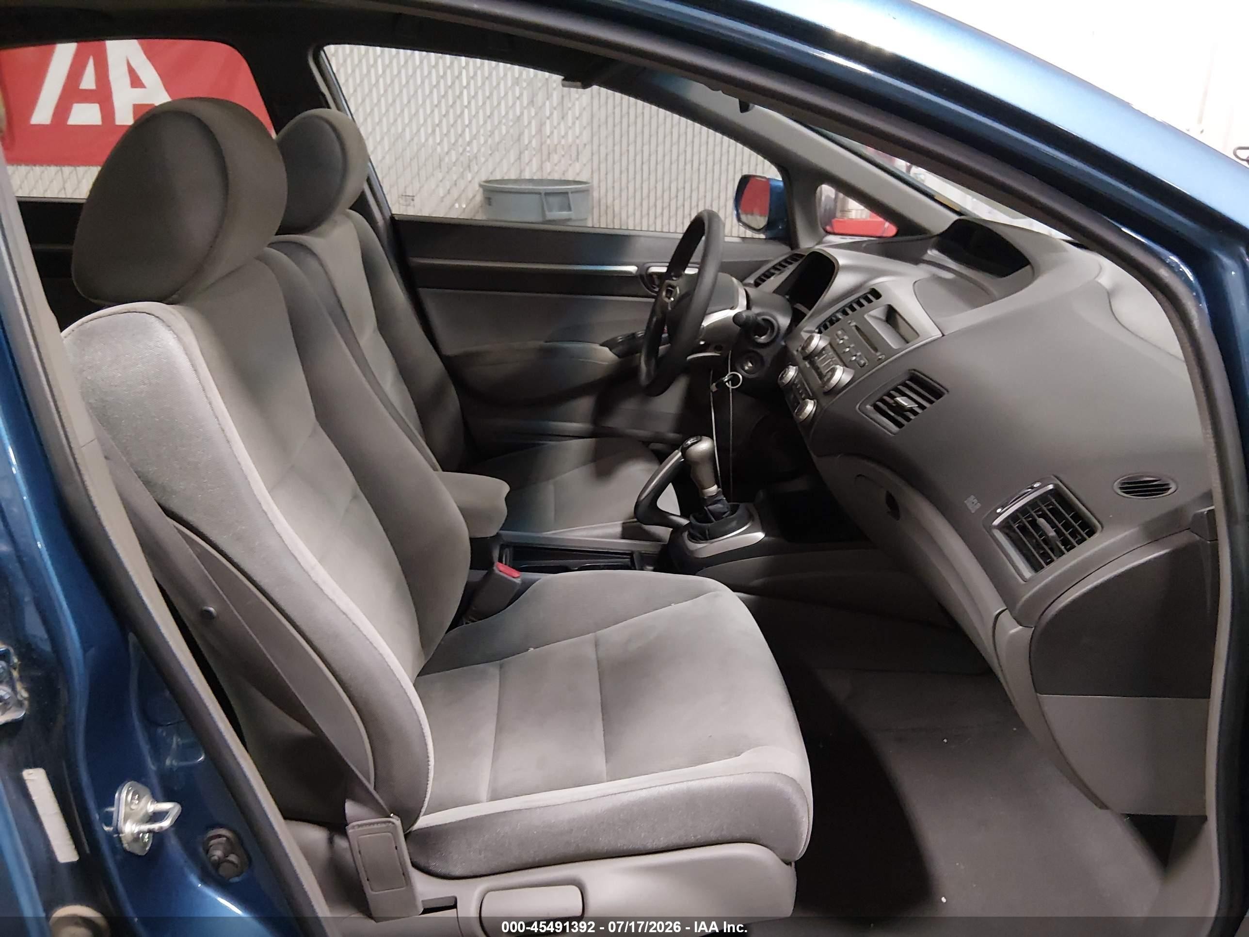 2008 Honda Civic Ex Синий vin: 1HGFA158X8L080544