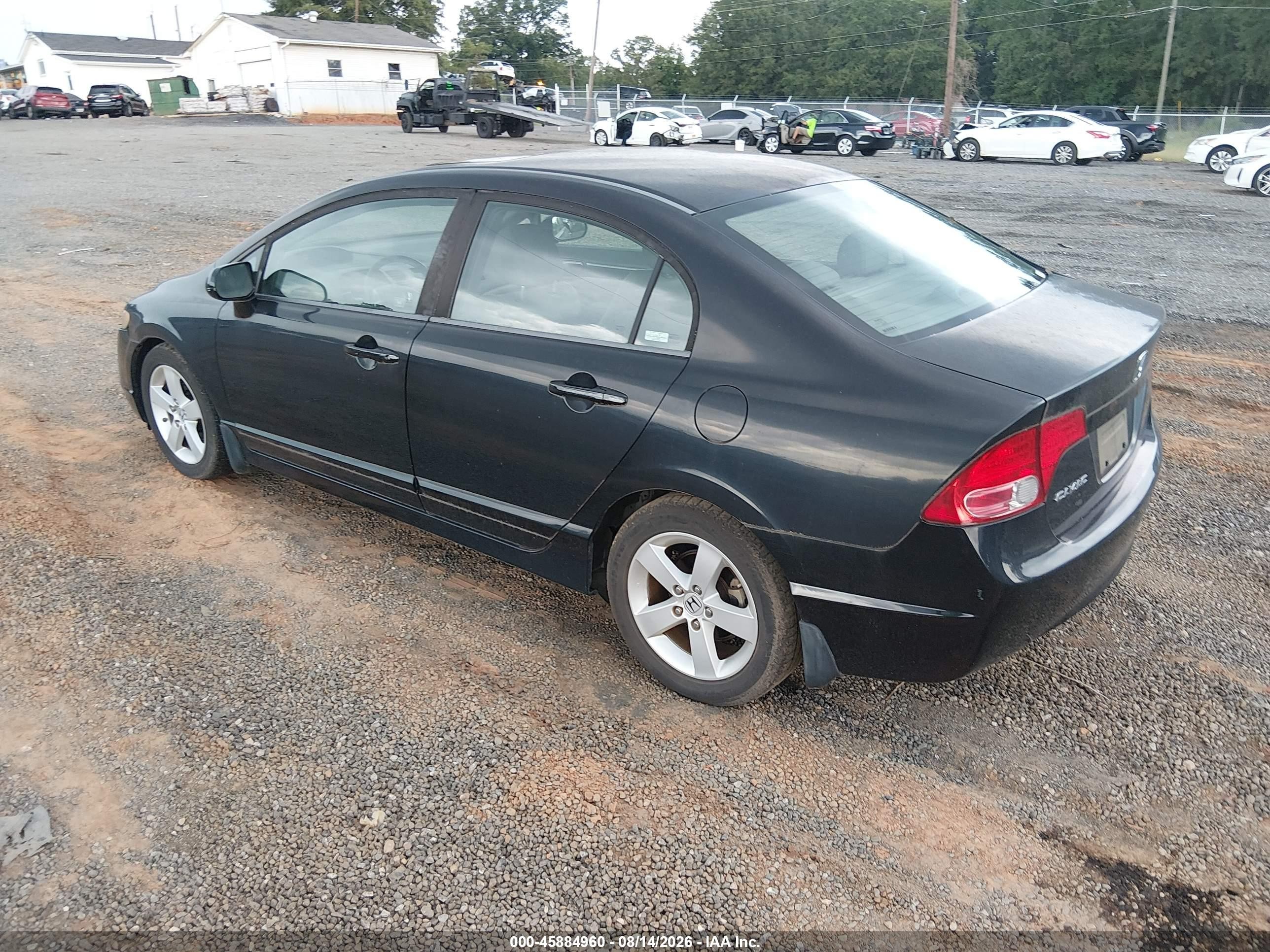 2008 Honda Civic Ex-l Черный vin: 1HGFA15918L046405
