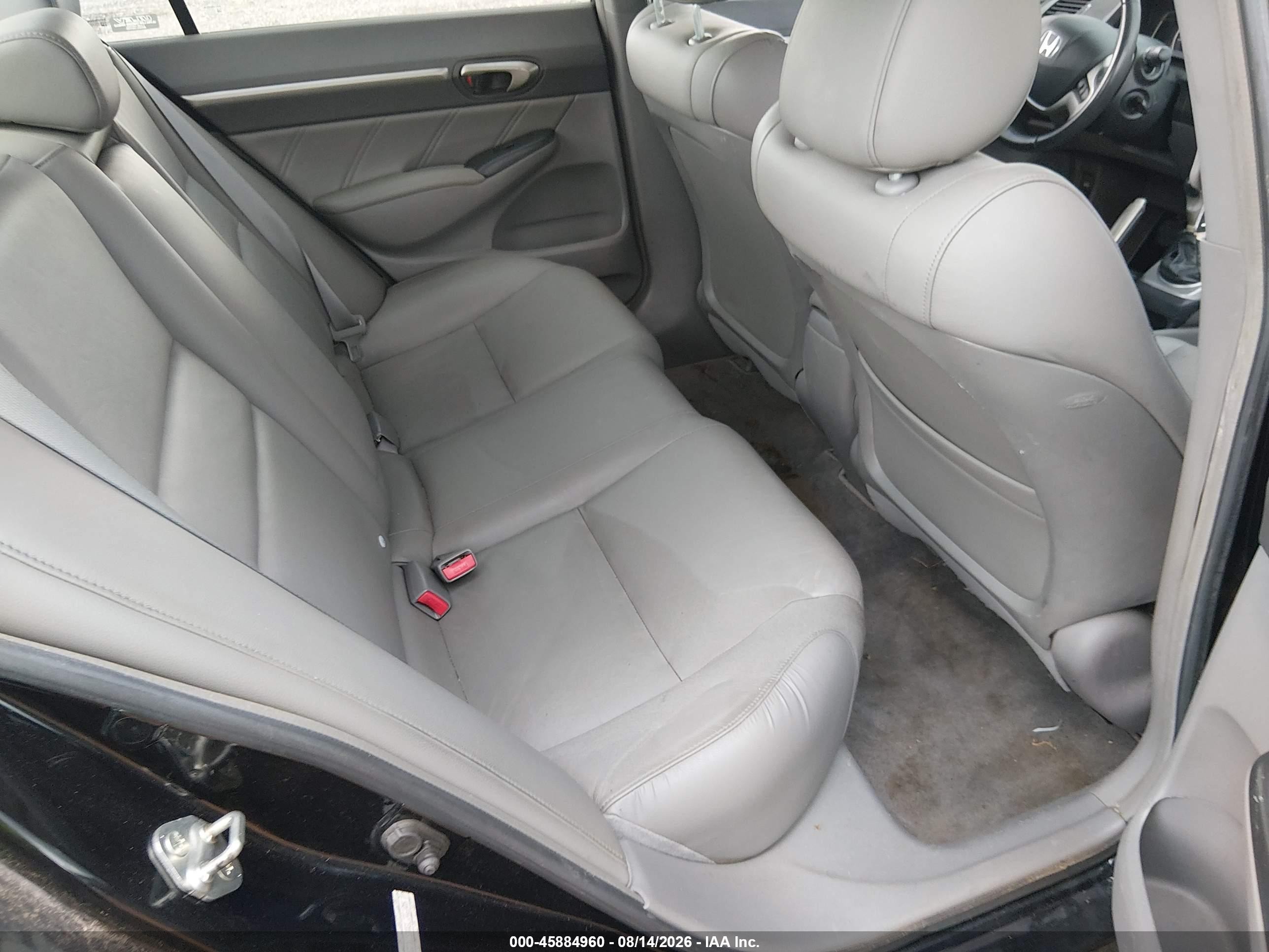 2008 Honda Civic Ex-l Черный vin: 1HGFA15918L046405