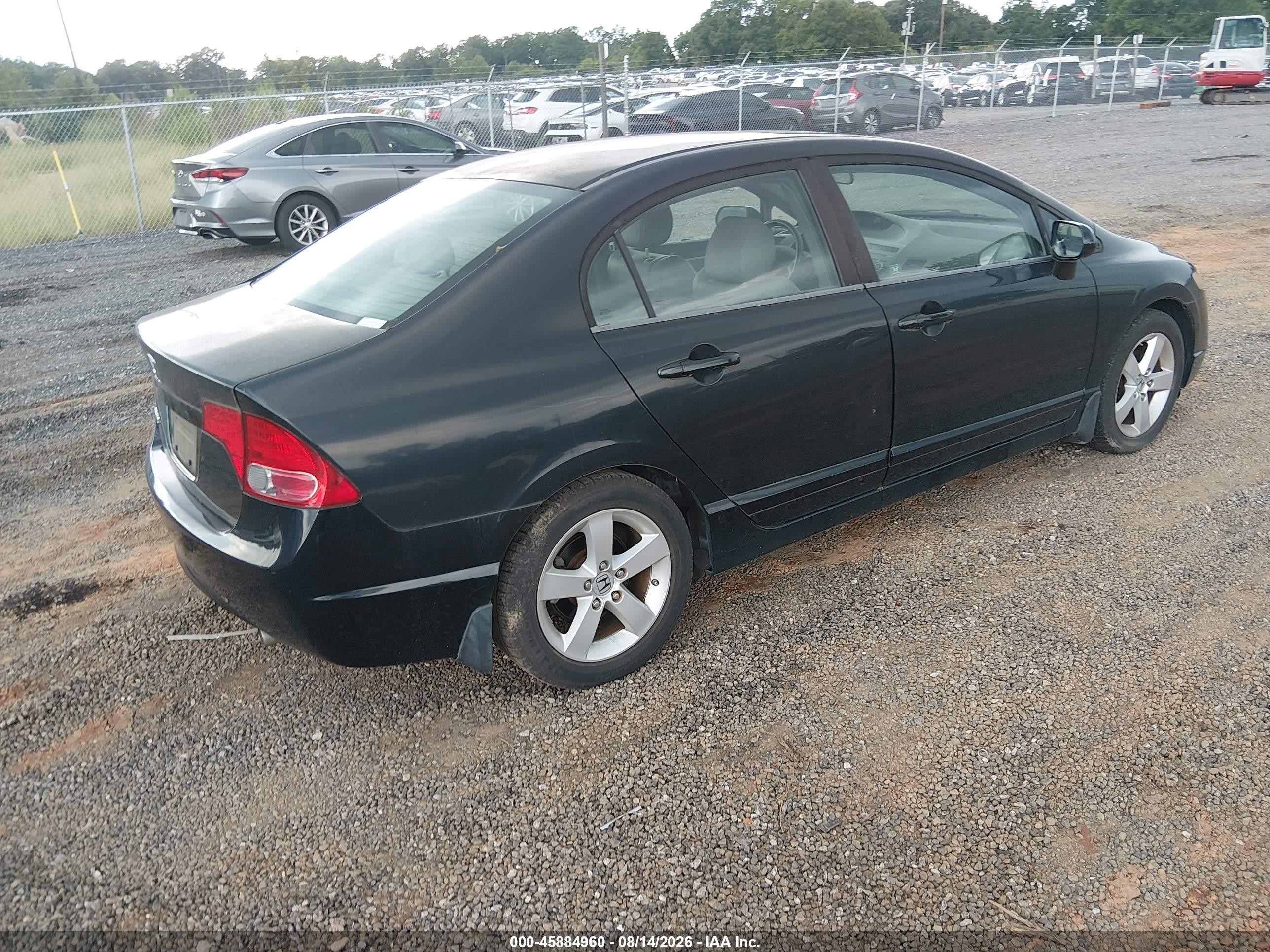 2008 Honda Civic Ex-l Черный vin: 1HGFA15918L046405