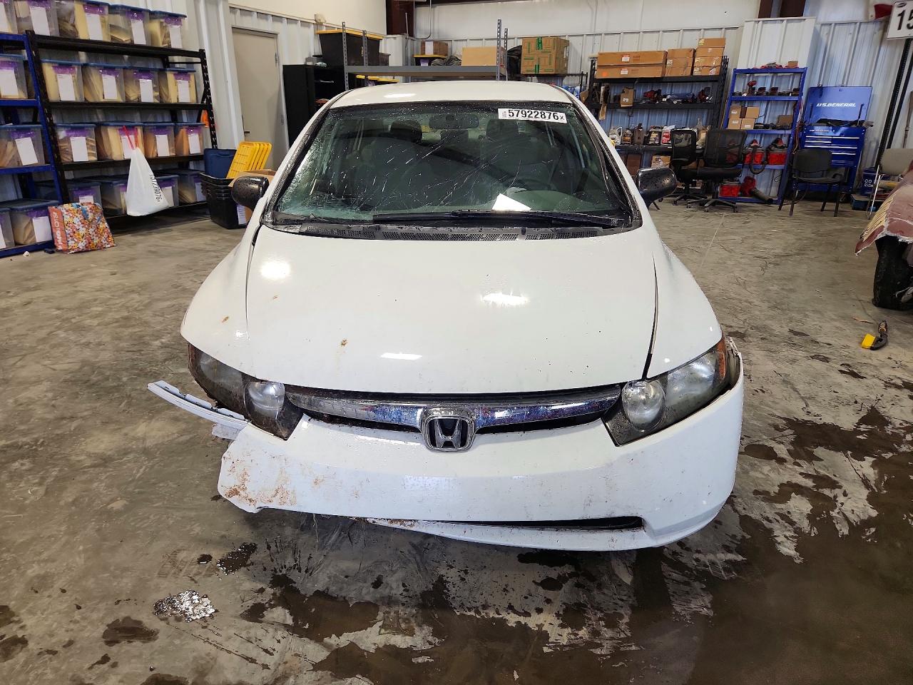 2006 Honda Civic Dx White vin: 1HGFA16226L014576