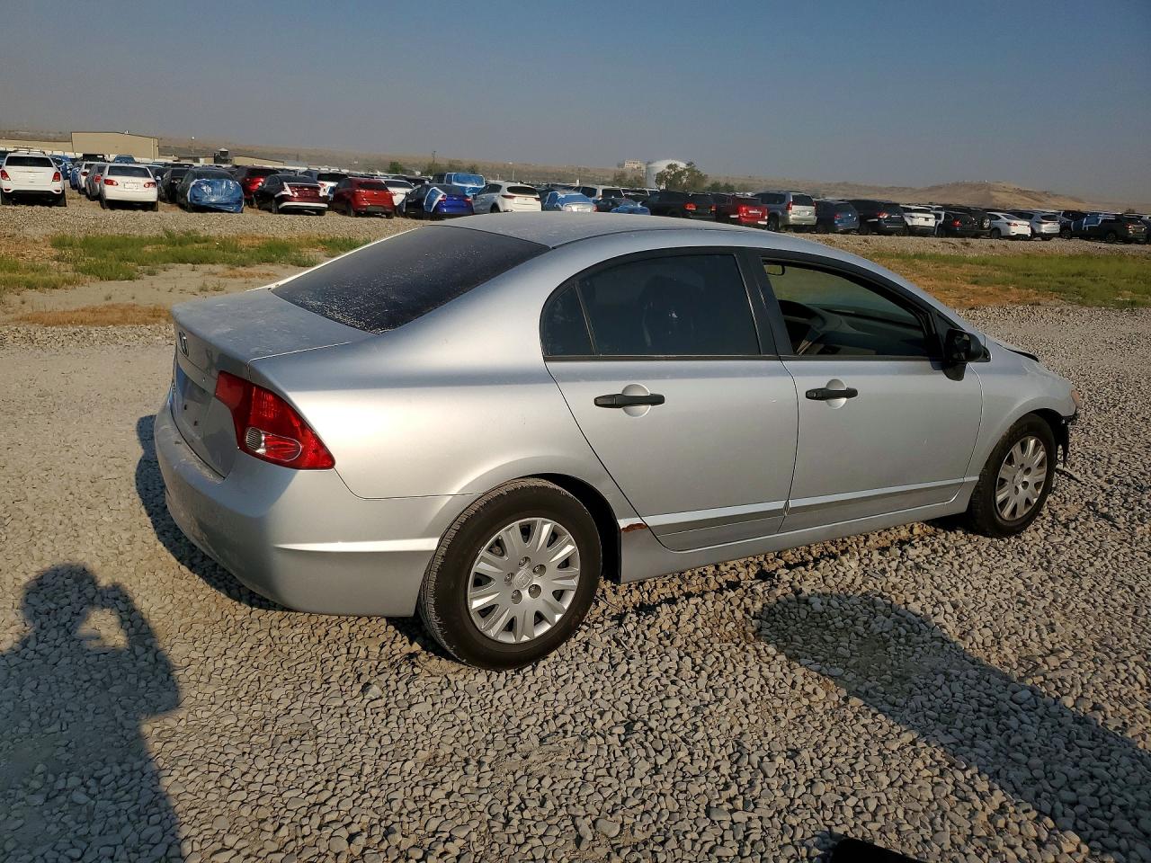 2006 Honda Civic Dx Silver vin: 1HGFA16256L142083