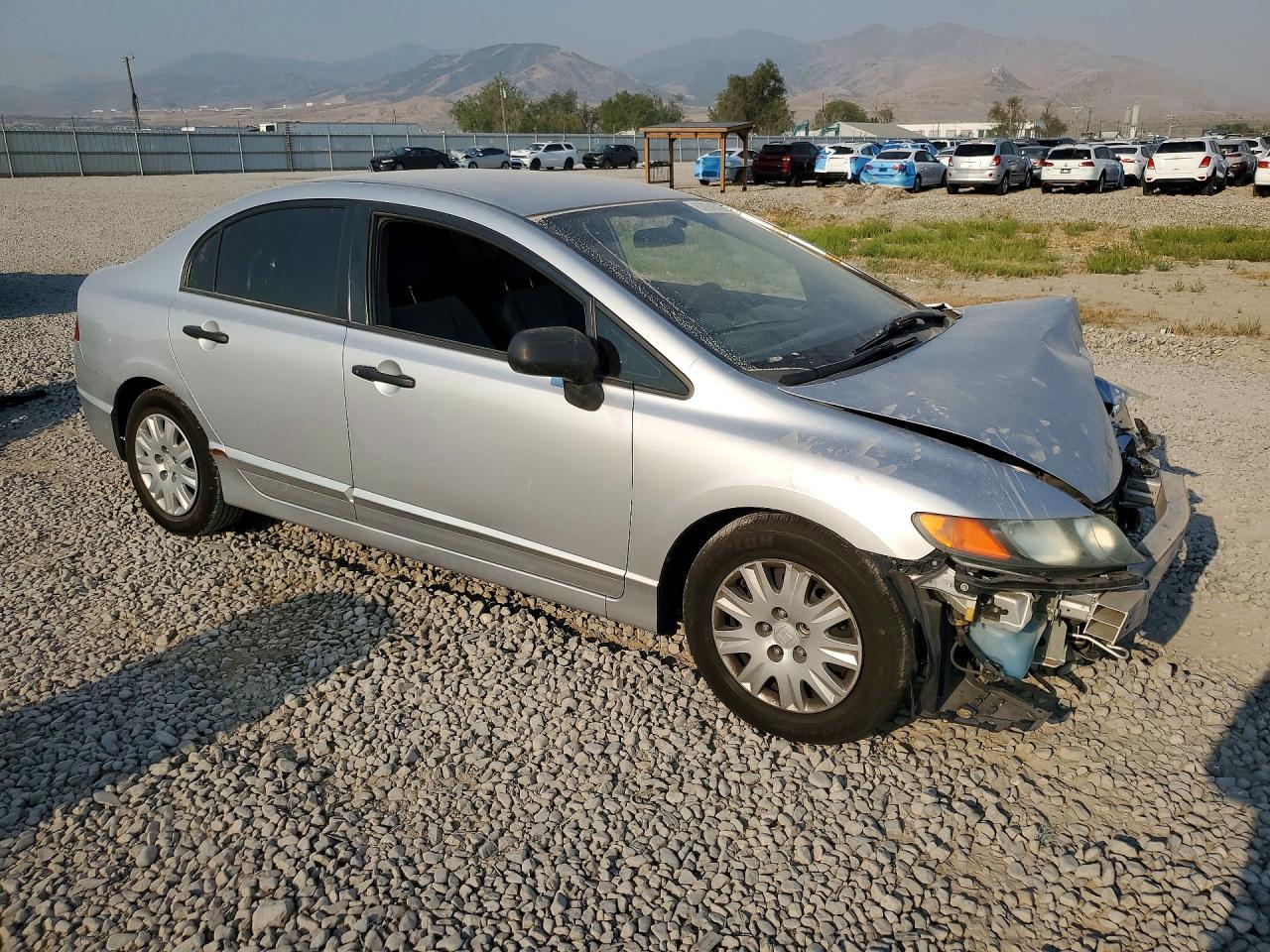 2006 Honda Civic Dx Silver vin: 1HGFA16256L142083