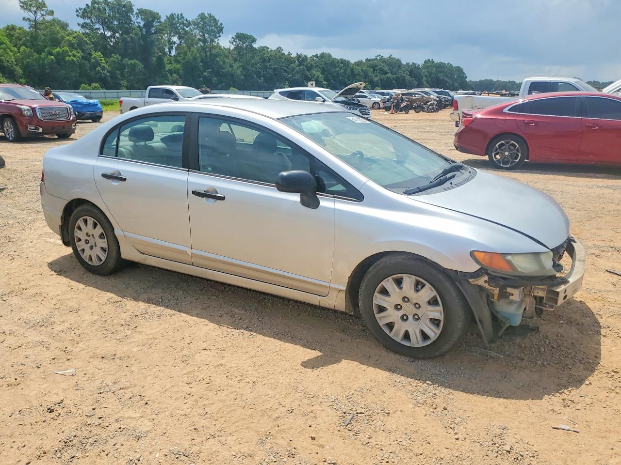 2006 Honda Civic Dx Silver vin: 1HGFA16266L006917