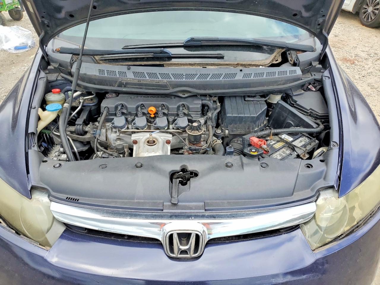 2006 Honda Civic Lx Blue vin: 1HGFA16506L022542