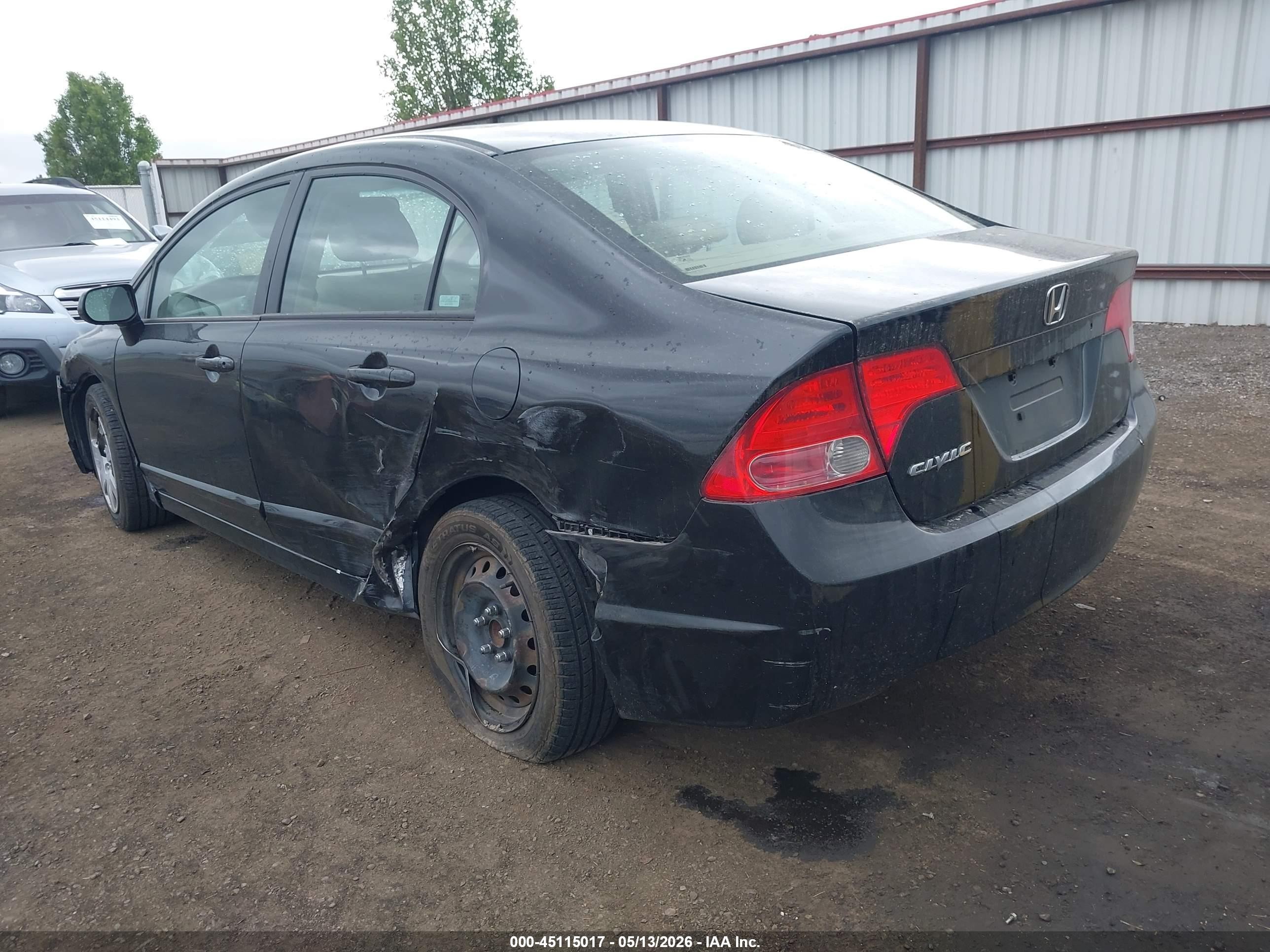2006 Honda Civic Lx Черный vin: 1HGFA16506L025991