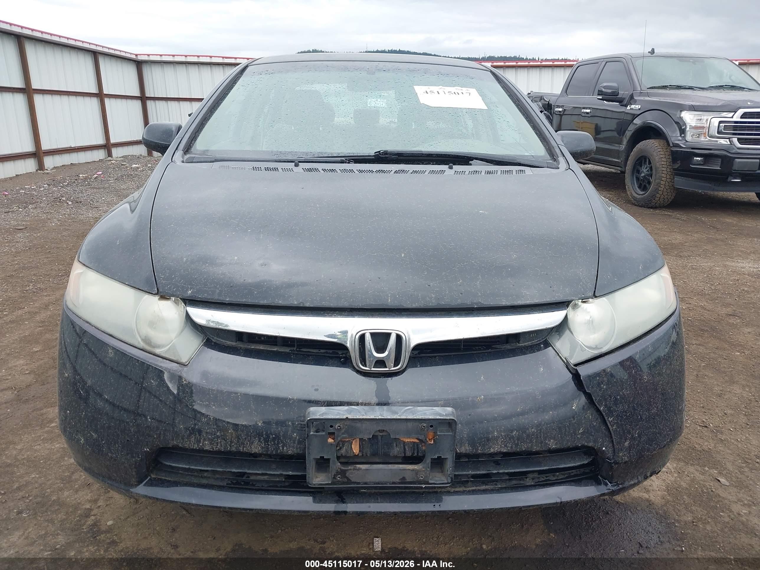 2006 Honda Civic Lx Черный vin: 1HGFA16506L025991