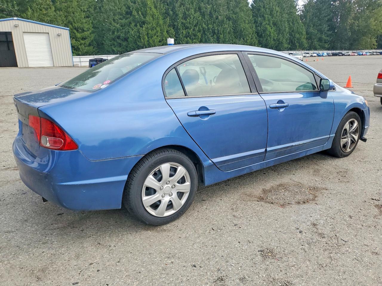 2006 Honda Civic Lx Синий vin: 1HGFA16506L030432