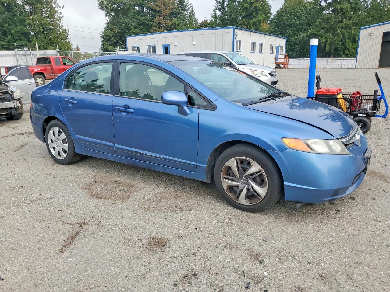 2006 Honda Civic Lx Синий vin: 1HGFA16506L030432