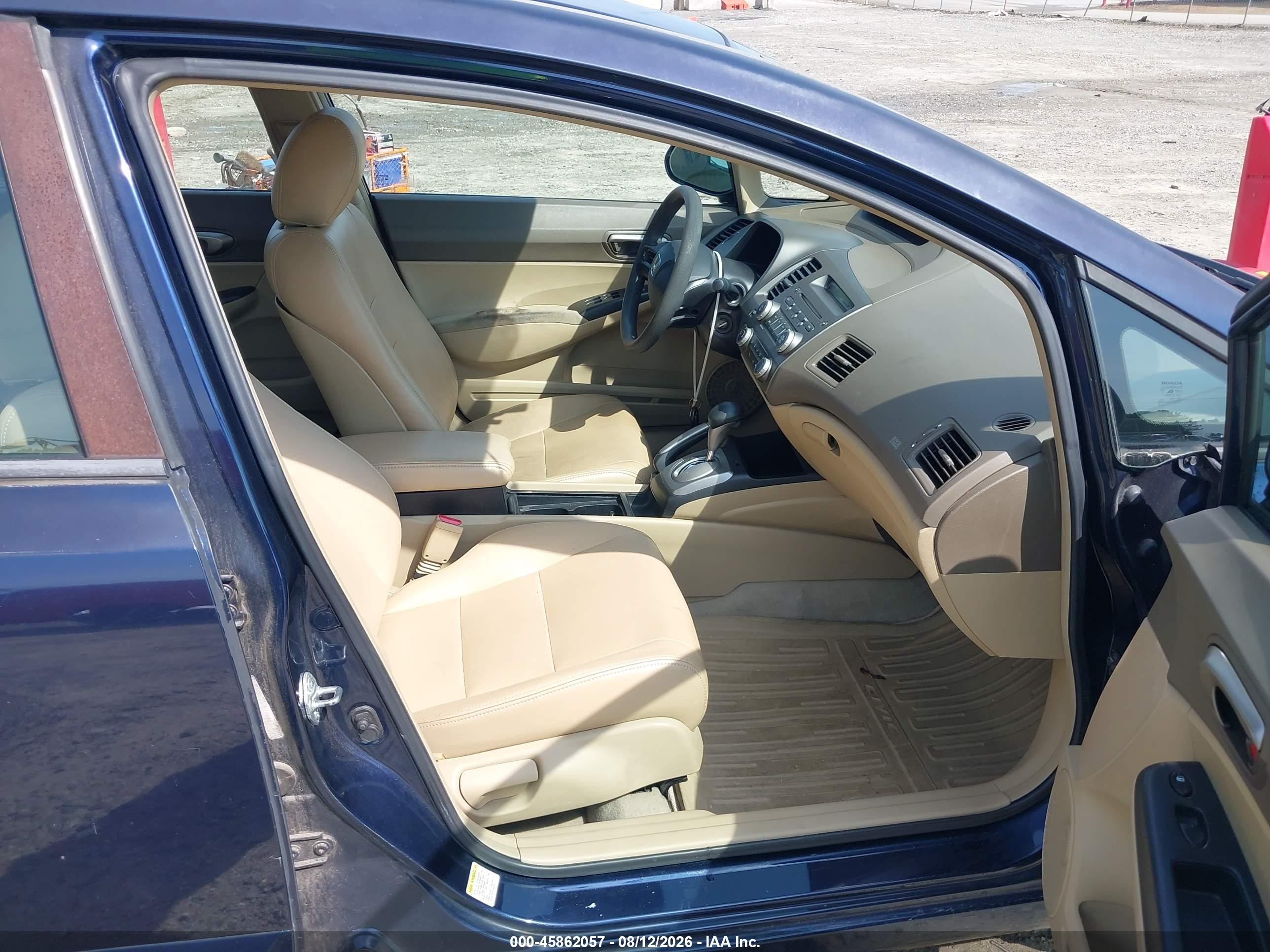 2006 Honda Civic Lx Blue vin: 1HGFA16506L043004