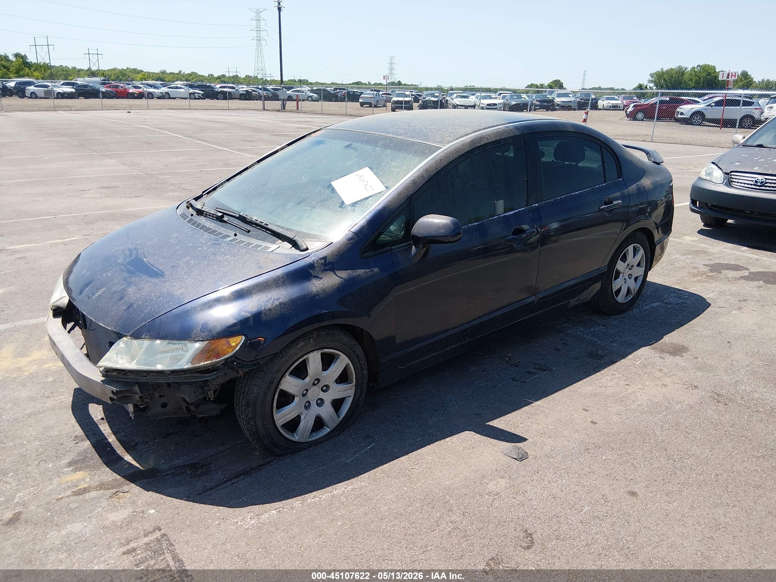 2006 Honda Civic Lx Navy vin: 1HGFA16506L046730