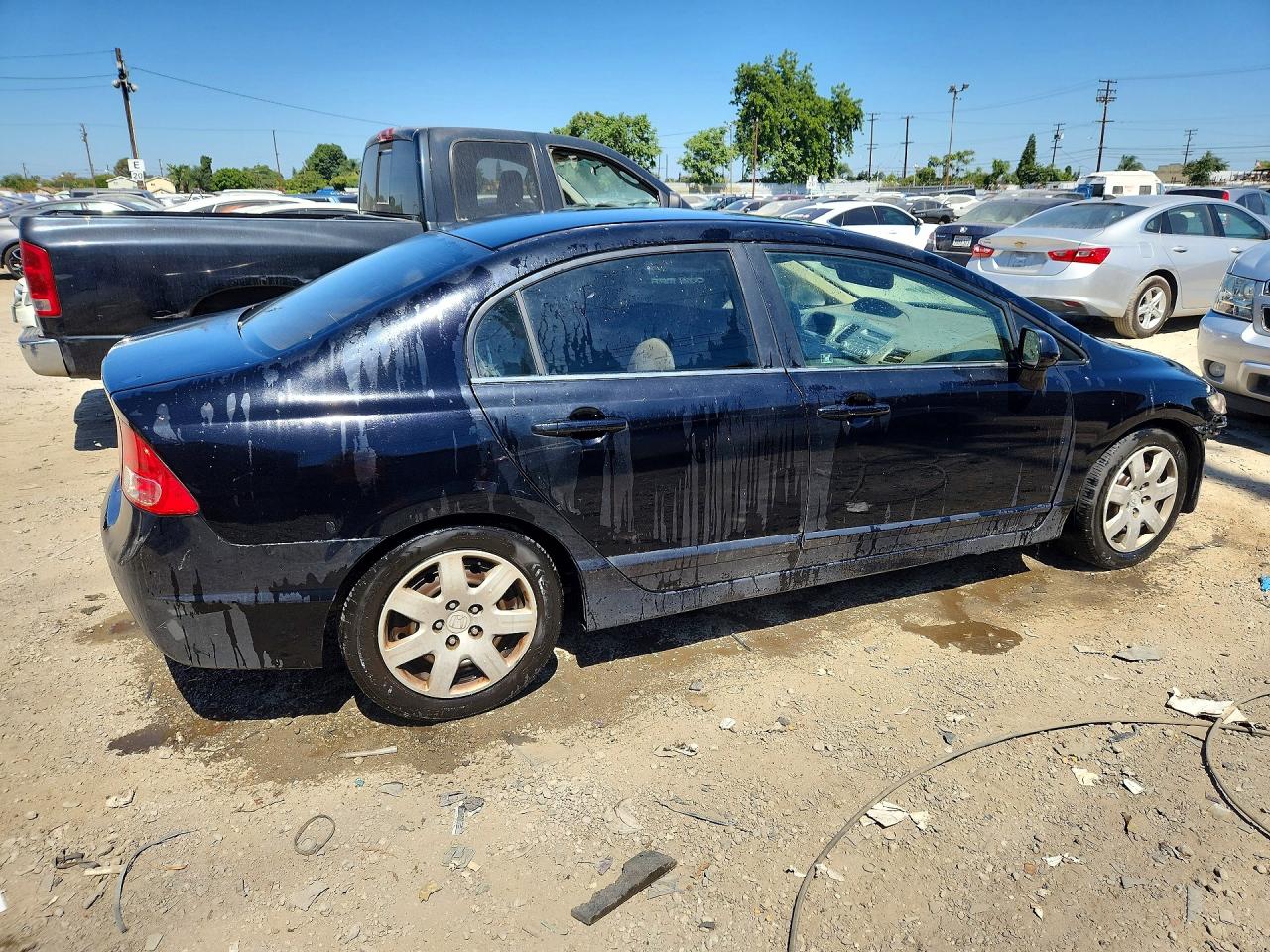 2006 Honda Civic Lx Black vin: 1HGFA16506L047280