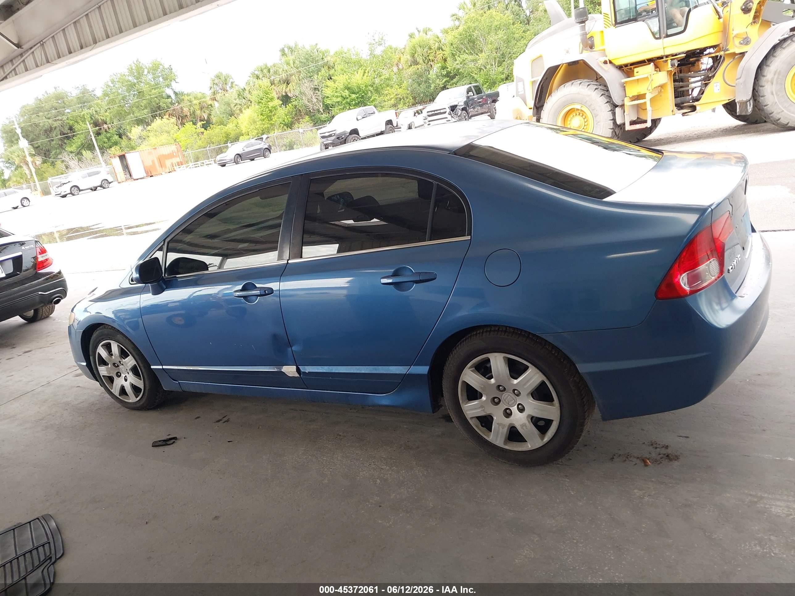 2006 Honda Civic Lx Blue vin: 1HGFA16506L065178