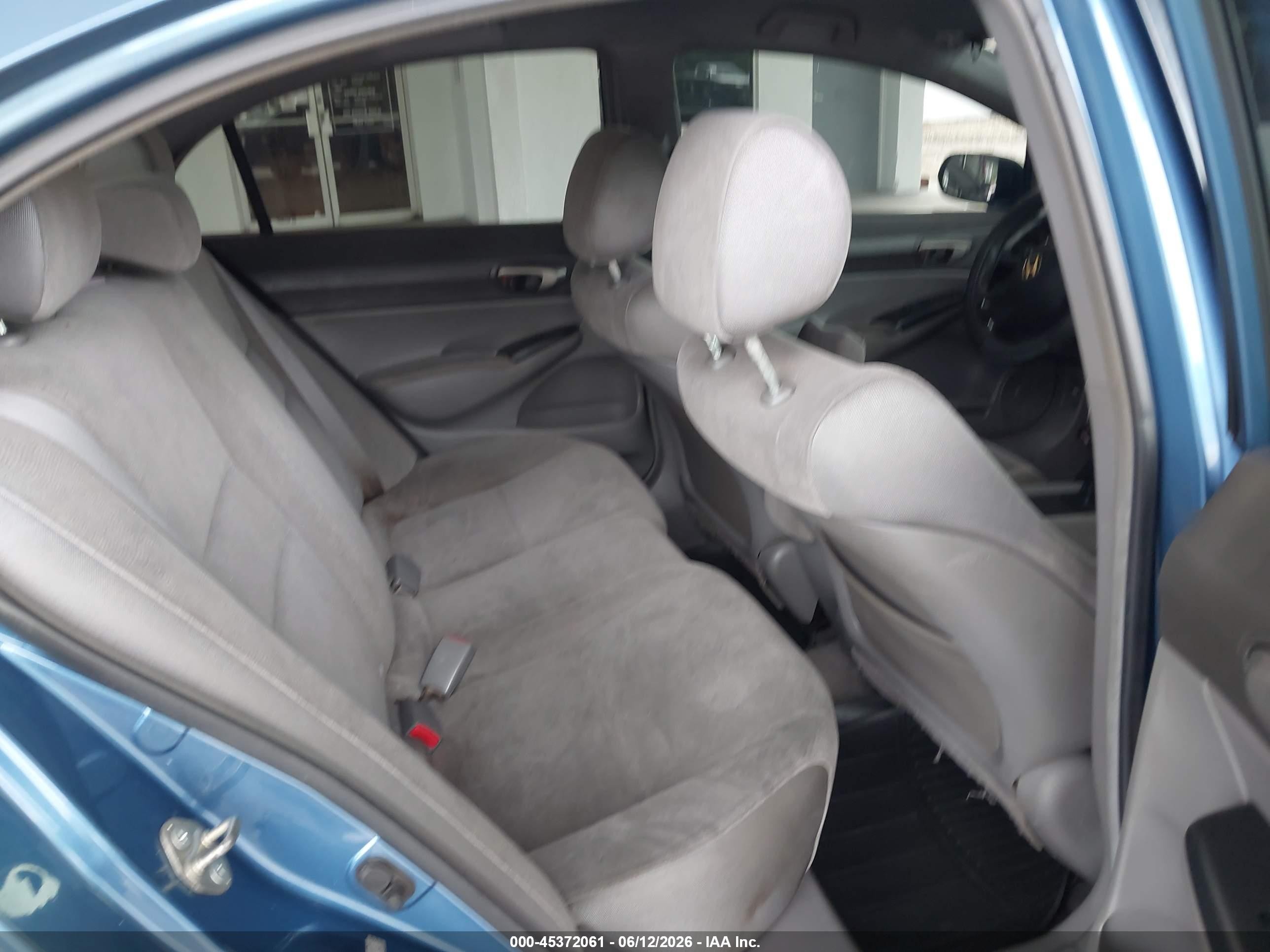 2006 Honda Civic Lx Blue vin: 1HGFA16506L065178