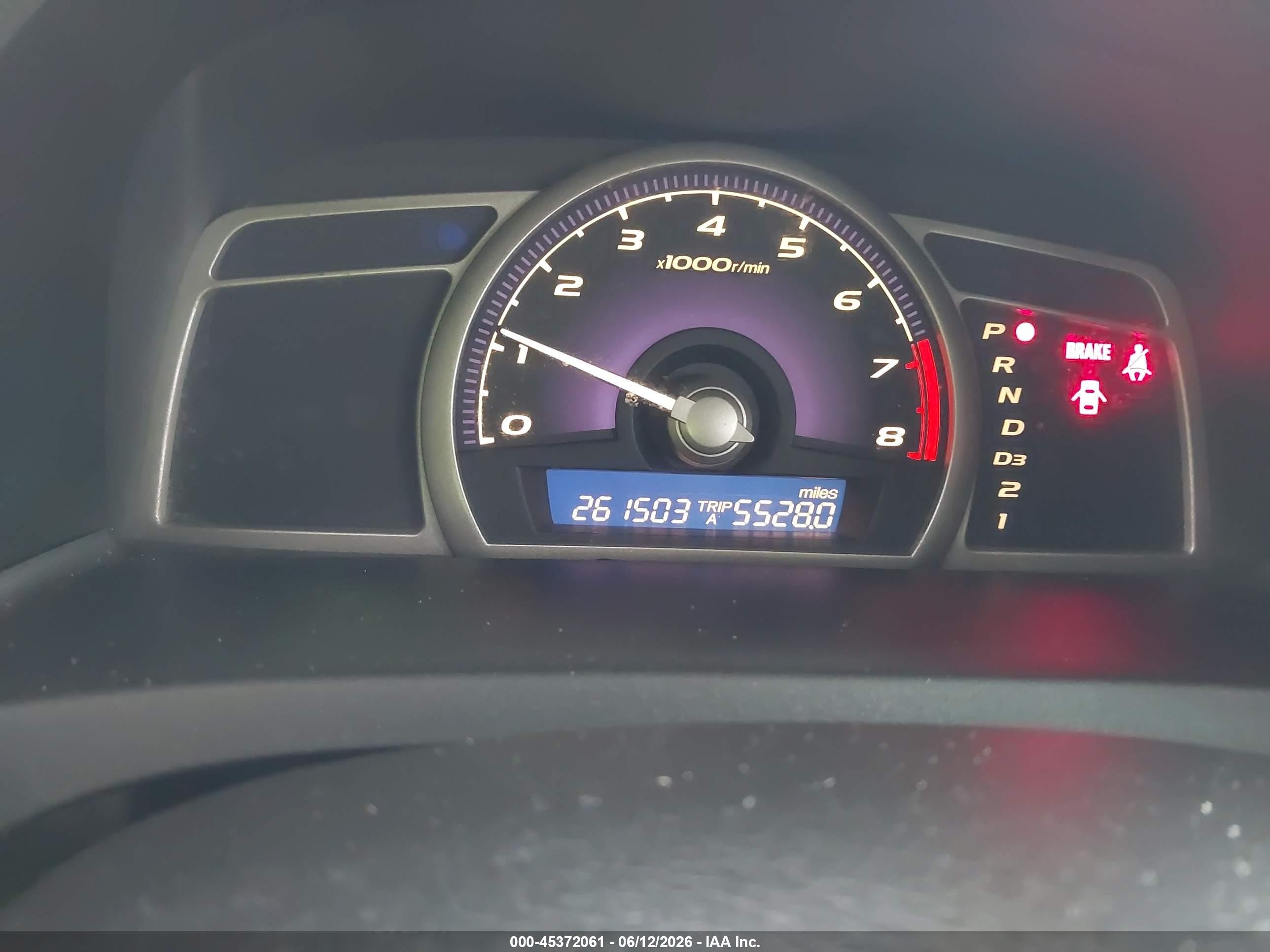 2006 Honda Civic Lx Blue vin: 1HGFA16506L065178