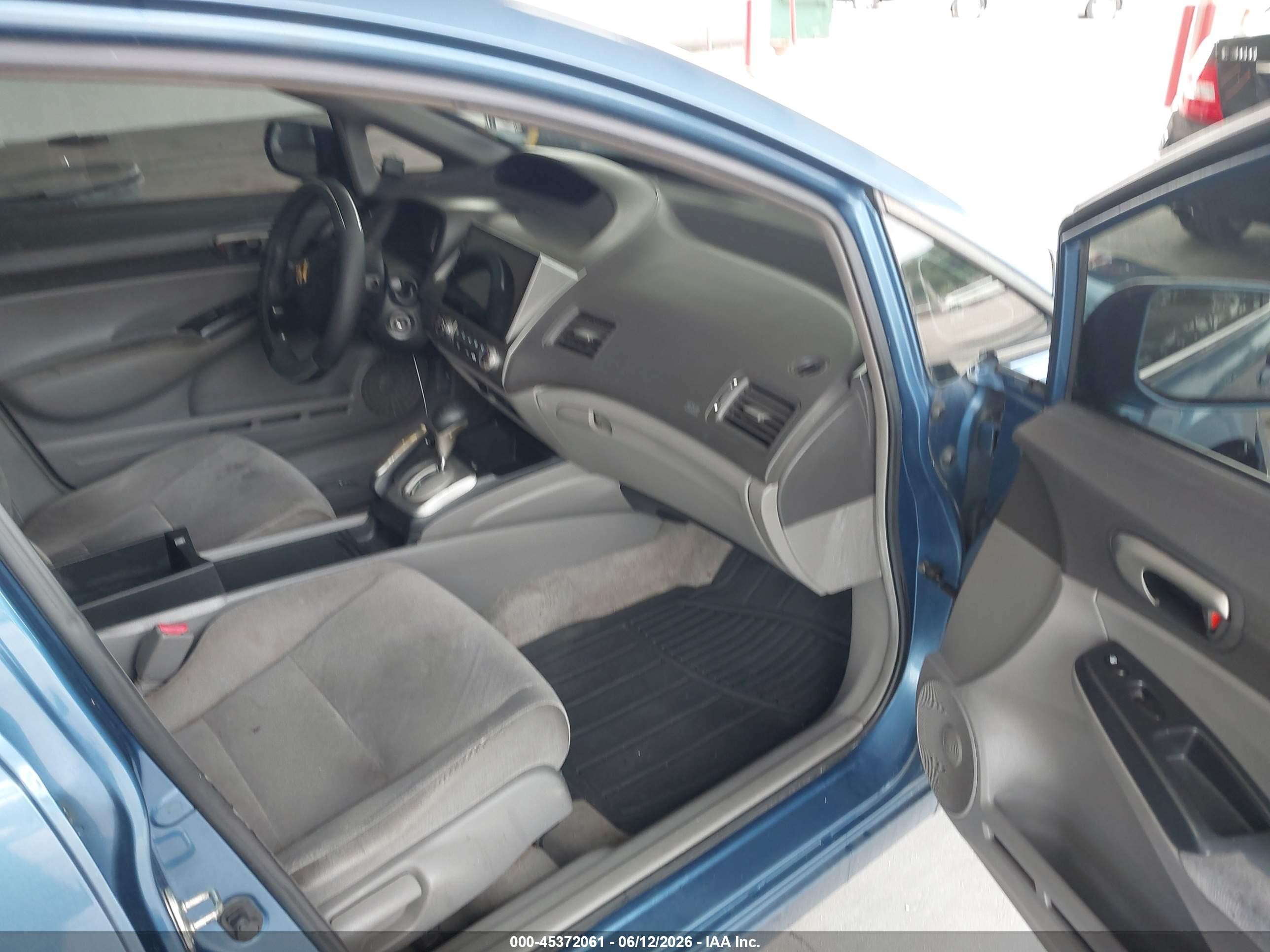 2006 Honda Civic Lx Blue vin: 1HGFA16506L065178