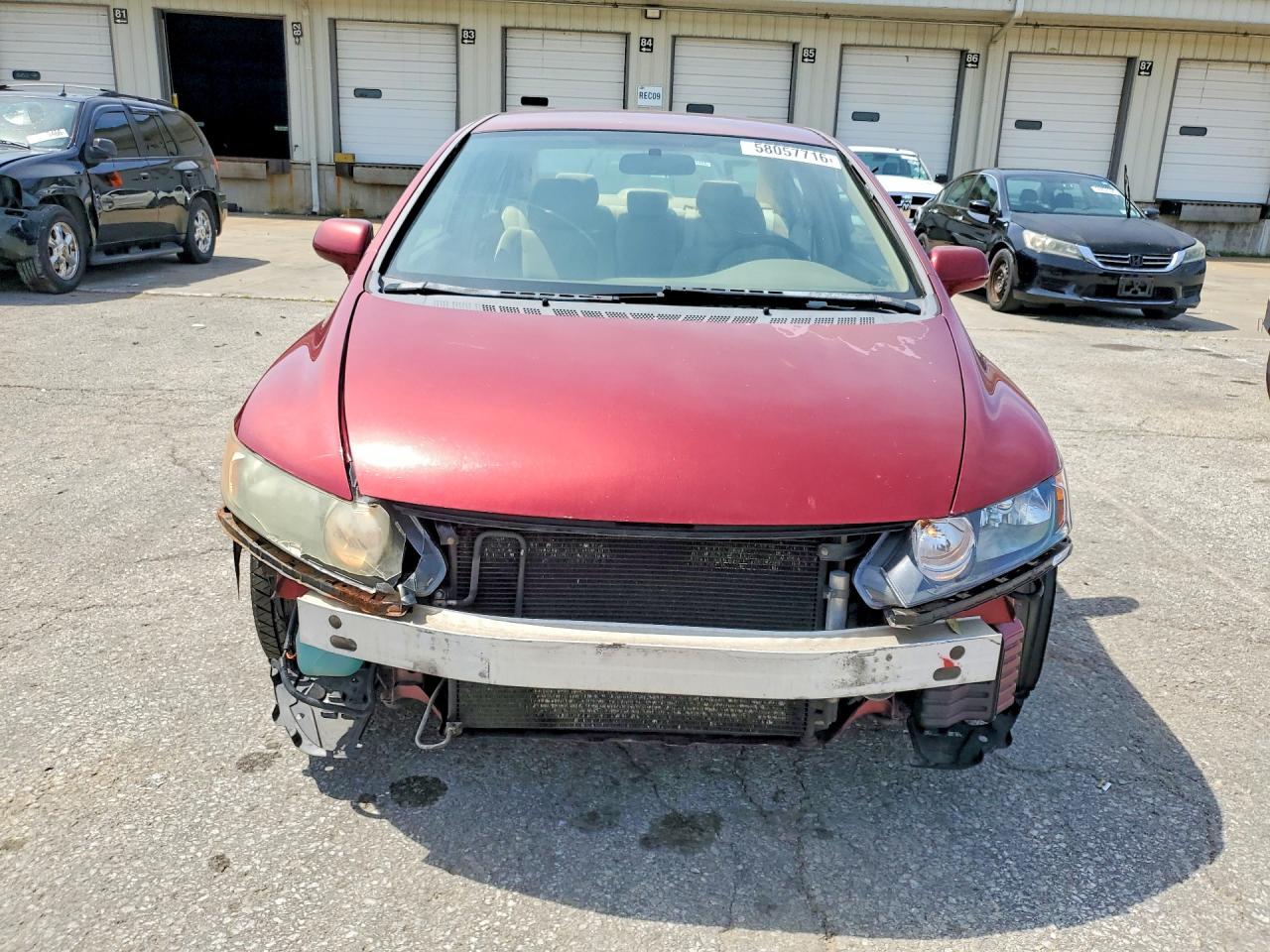 2006 Honda Civic Lx Бордовый vin: 1HGFA16506L071806