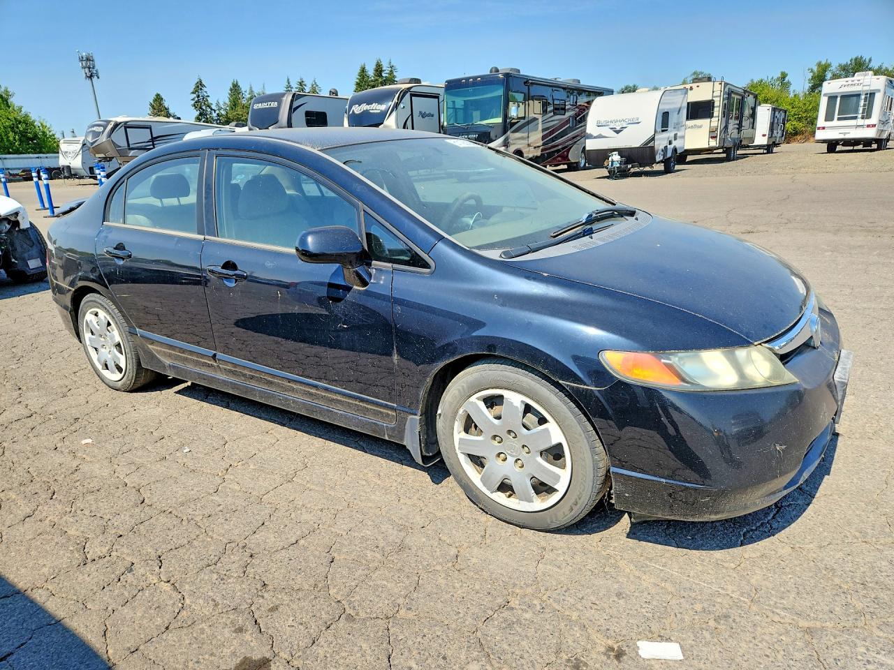 2006 Honda Civic Lx Black vin: 1HGFA16506L075662
