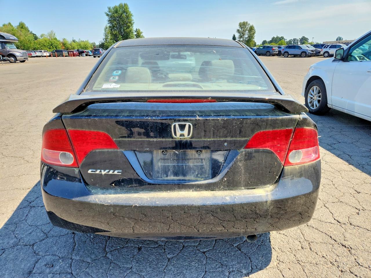 2006 Honda Civic Lx Black vin: 1HGFA16506L075662