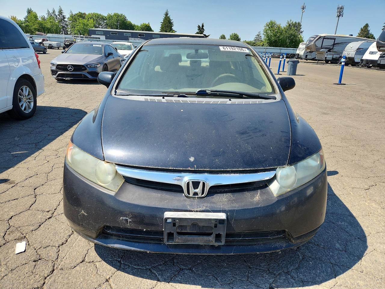 2006 Honda Civic Lx Black vin: 1HGFA16506L075662