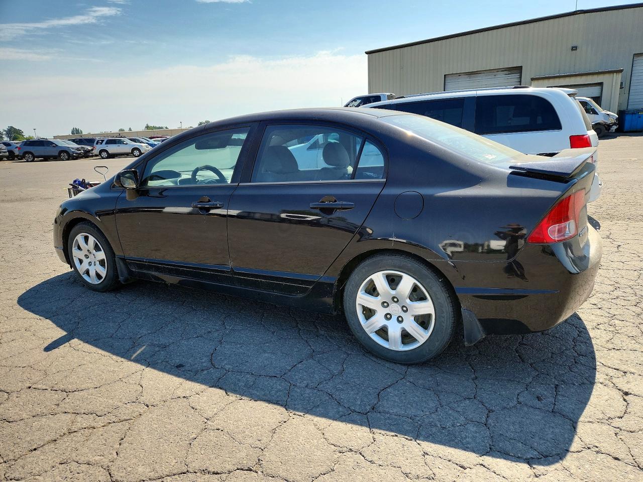 2006 Honda Civic Lx Black vin: 1HGFA16506L075662