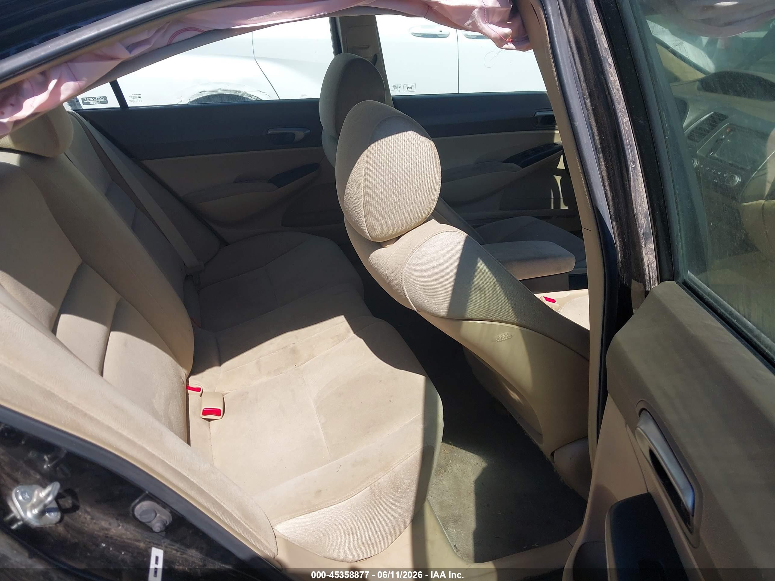 2006 Honda Civic Lx Black vin: 1HGFA16506L103735