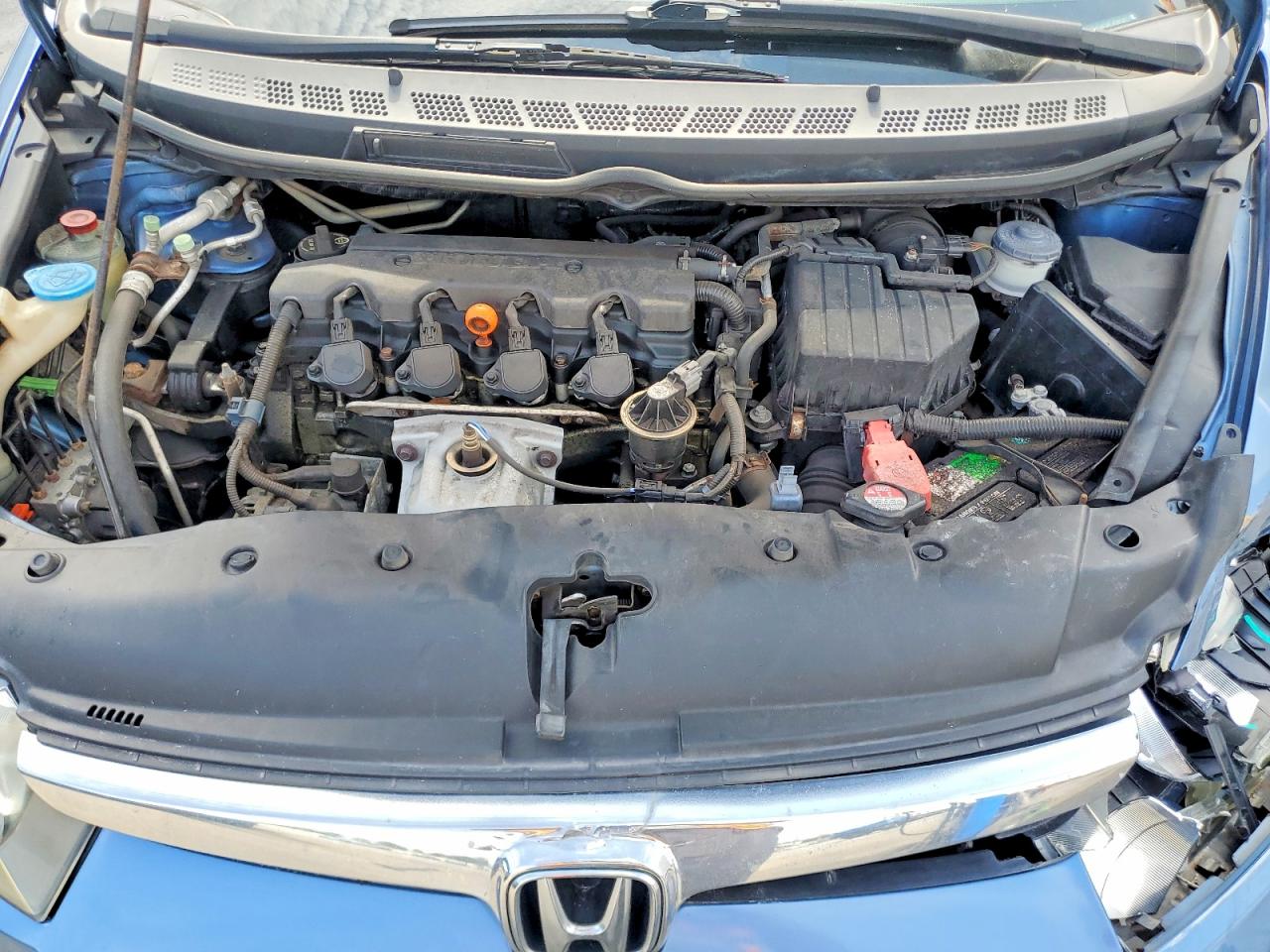 2006 Honda Civic Lx Синий vin: 1HGFA16506L105002