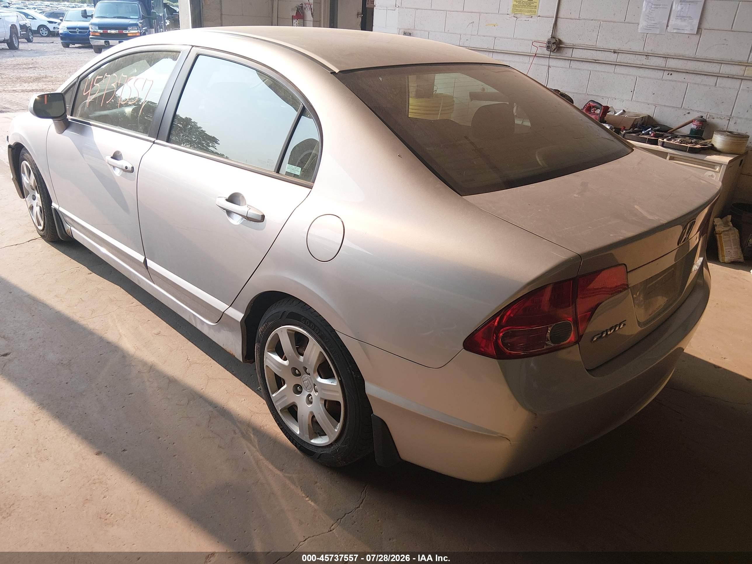 2006 Honda Civic Lx Silver vin: 1HGFA16506L125539