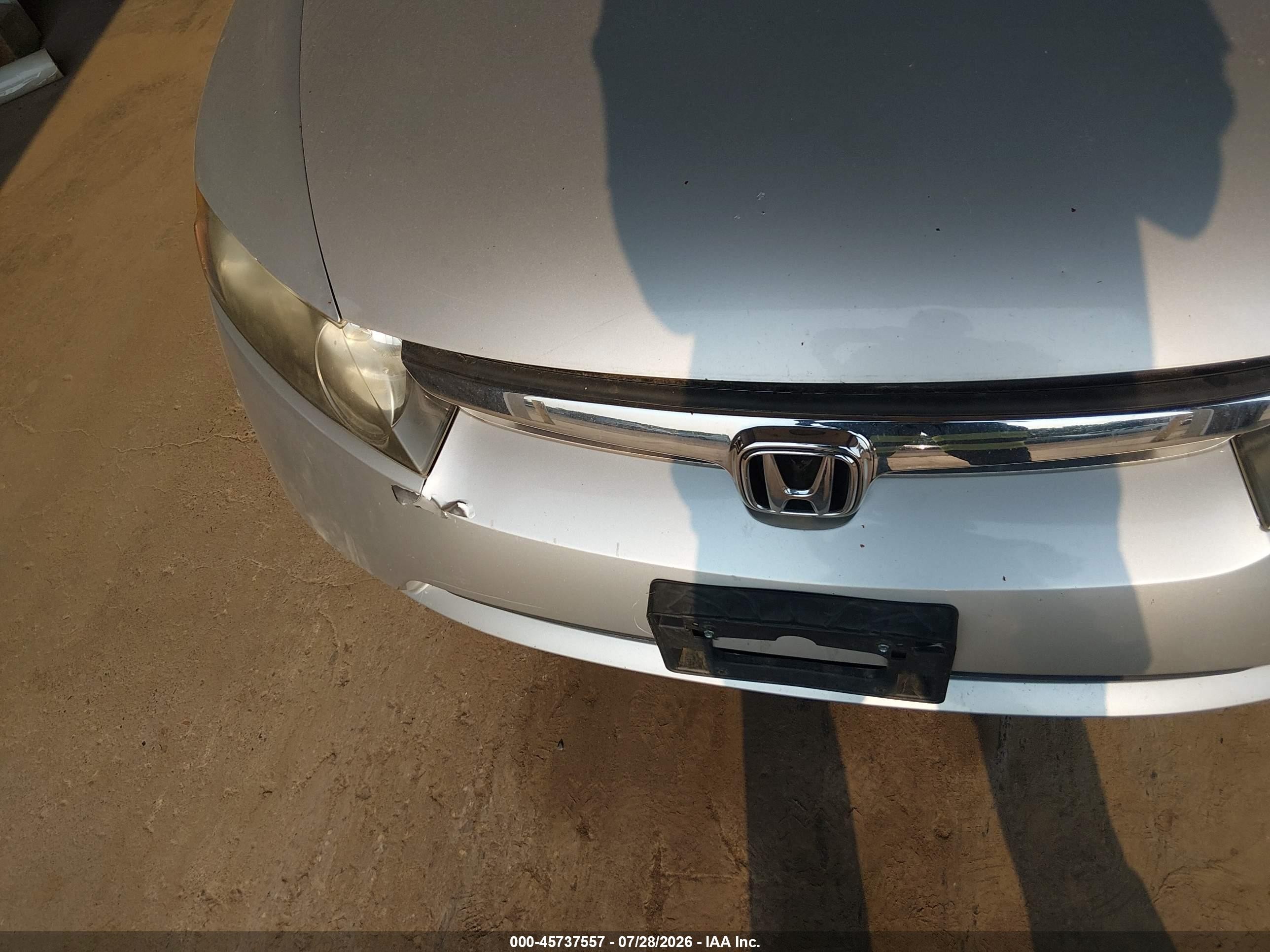 2006 Honda Civic Lx Silver vin: 1HGFA16506L125539