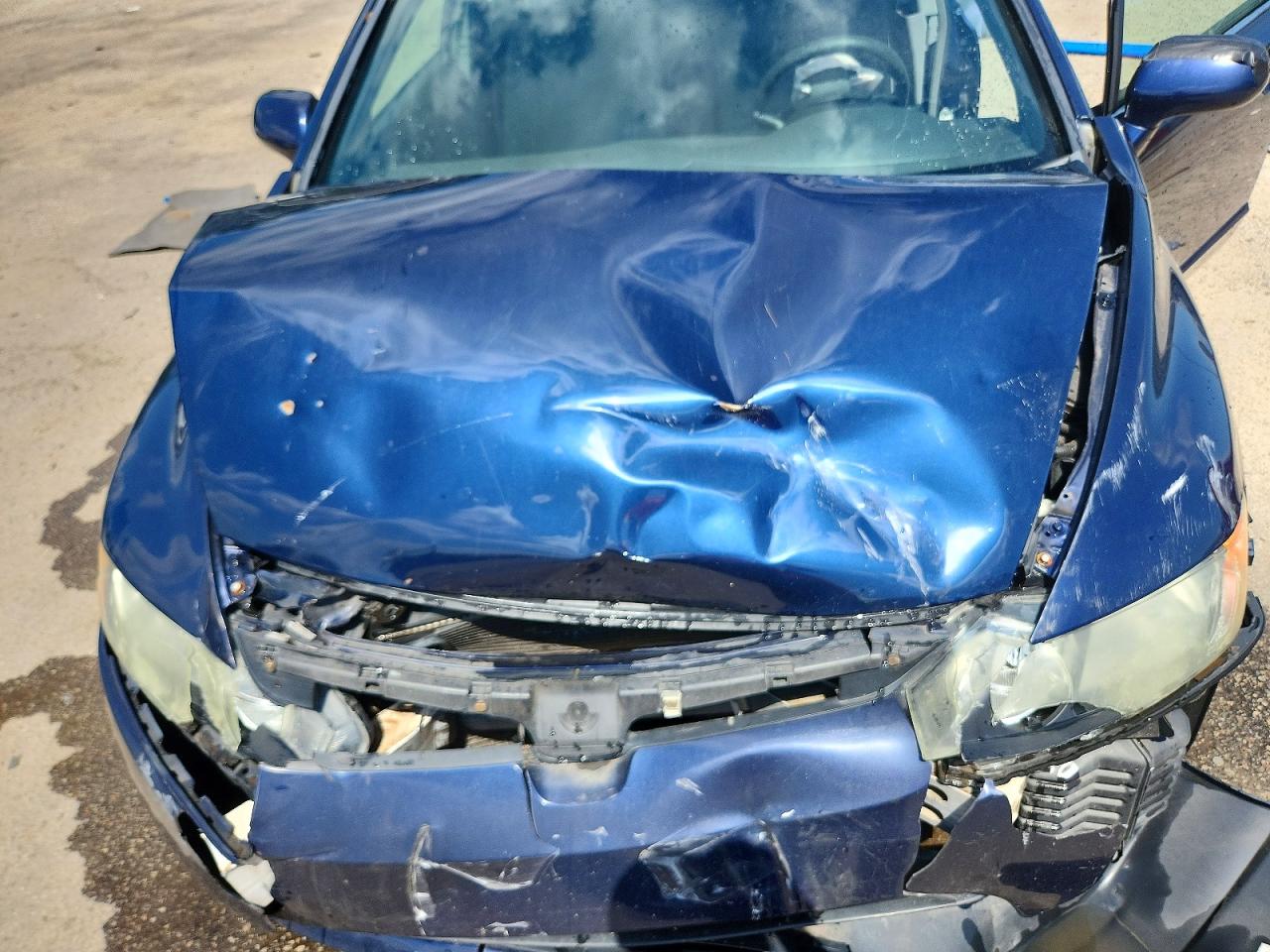 2007 Honda Civic Lx Blue vin: 1HGFA16507L010490