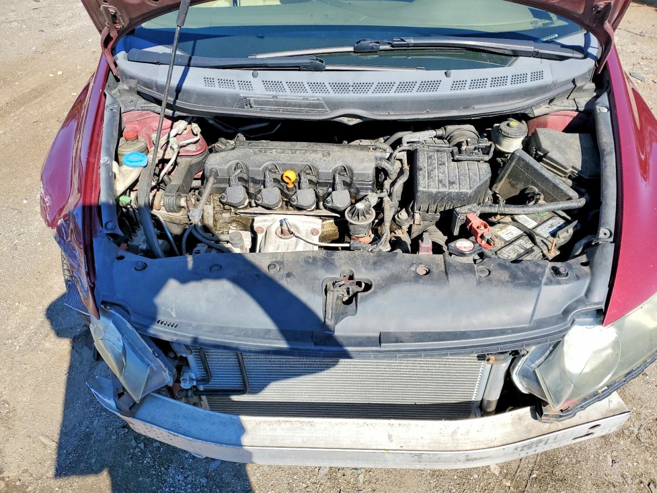2007 Honda Civic Lx Красный vin: 1HGFA16507L013180