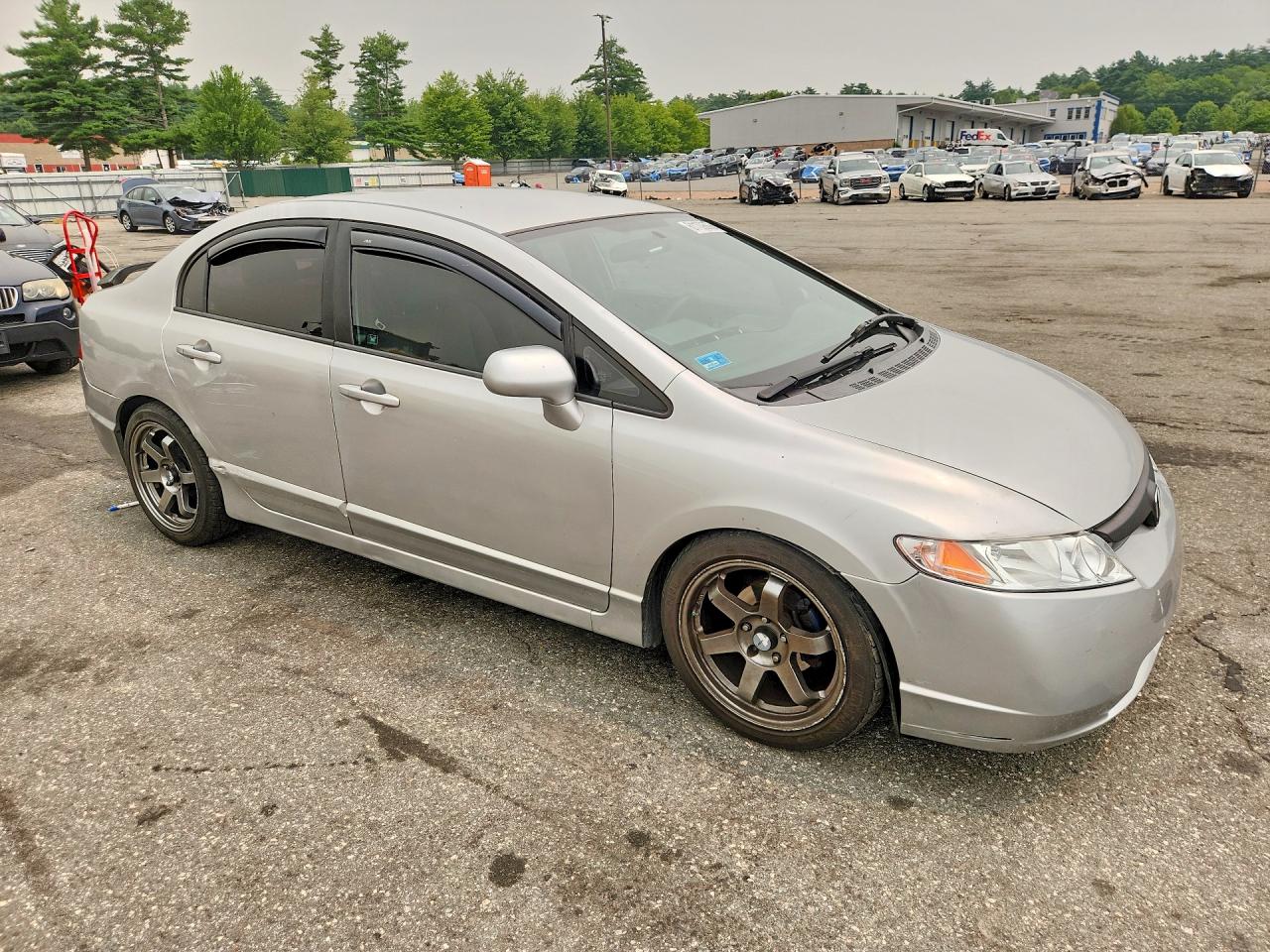 2007 Honda Civic Lx Silver vin: 1HGFA16507L044834