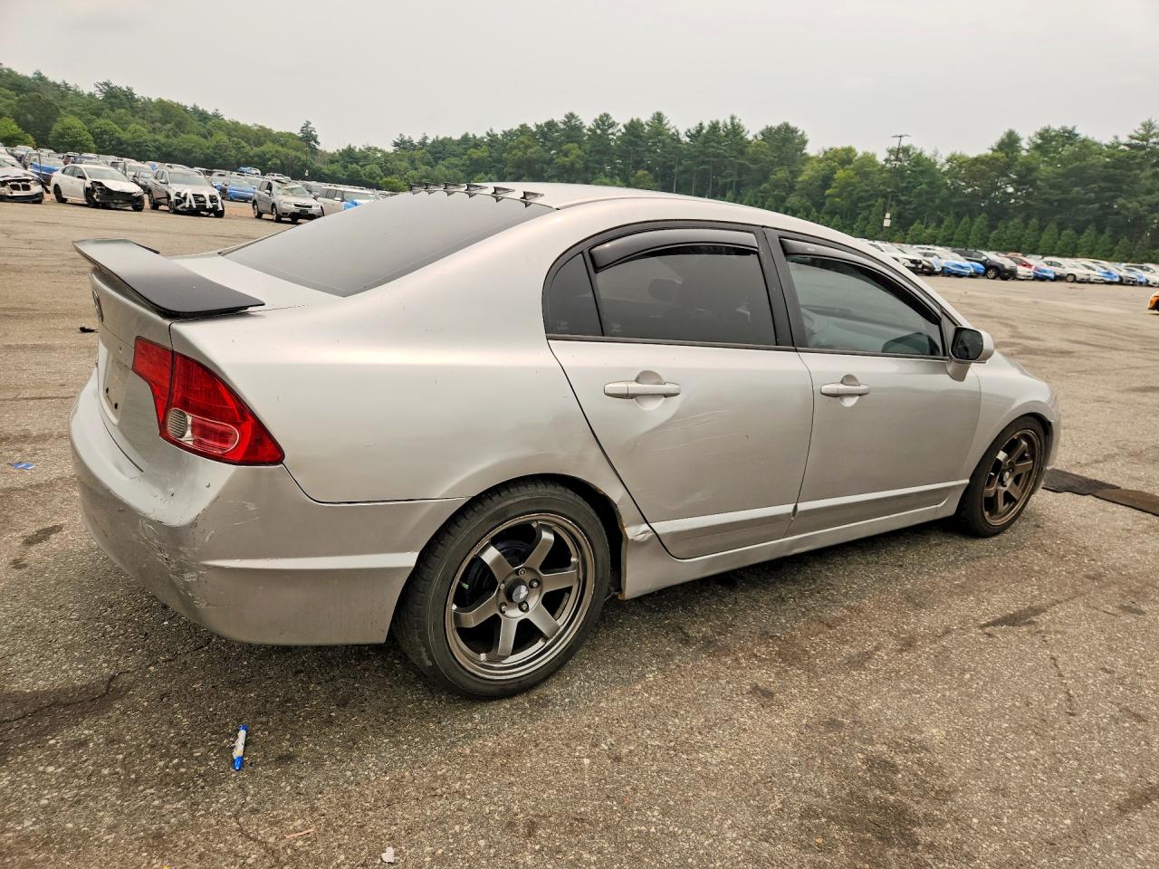 2007 Honda Civic Lx Silver vin: 1HGFA16507L044834