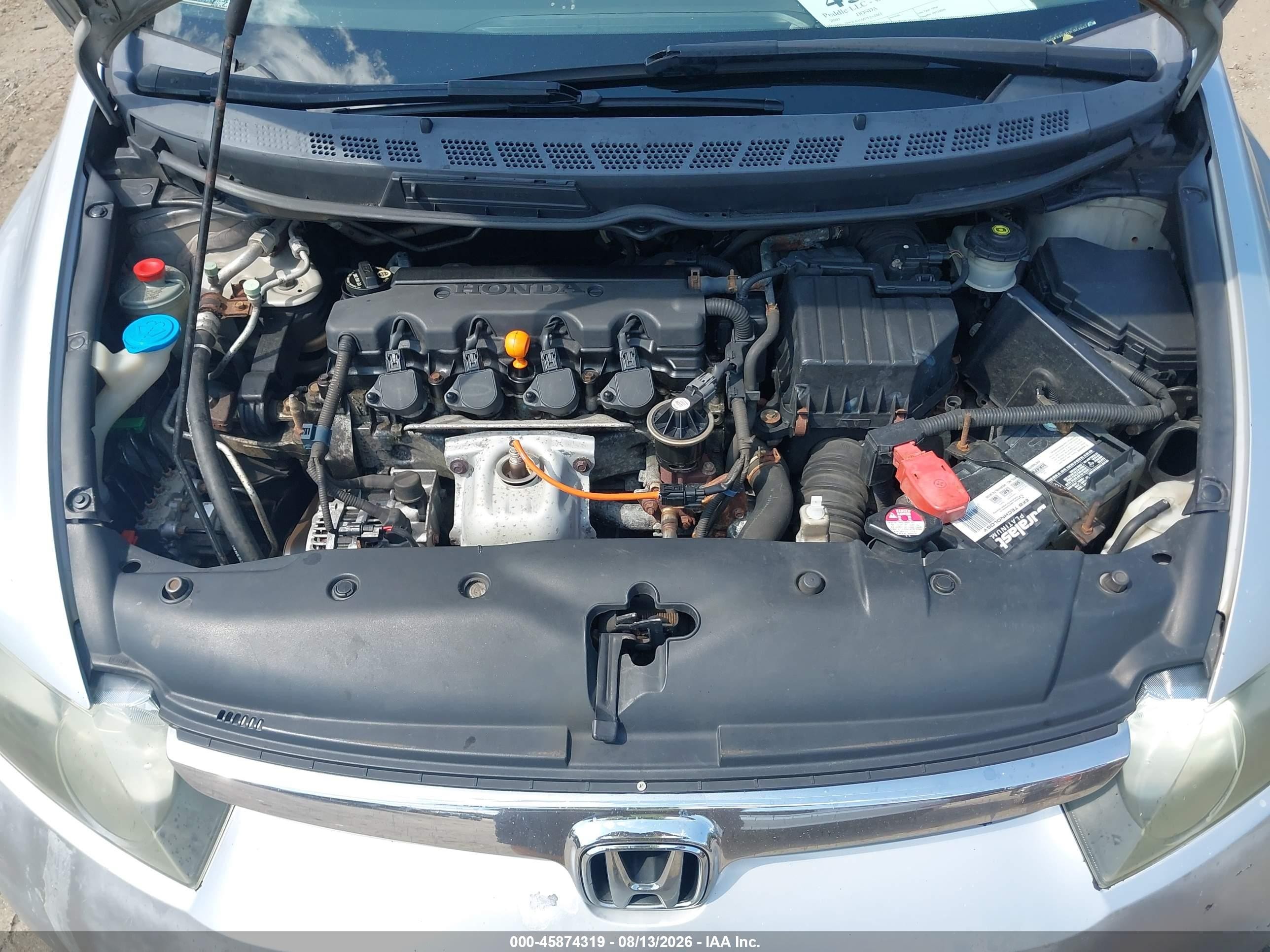 2007 Honda Civic Lx Silver vin: 1HGFA16507L061861