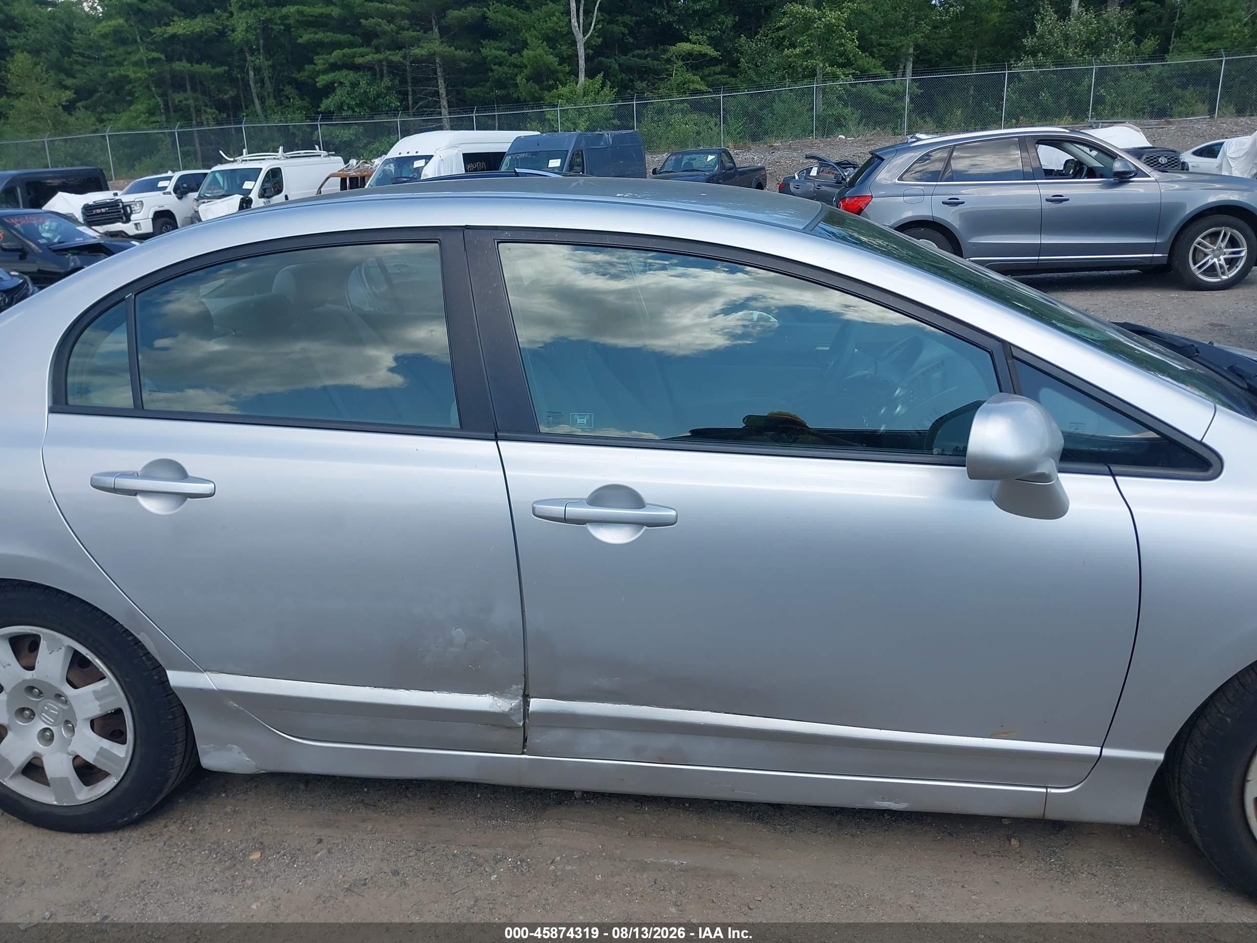 2007 Honda Civic Lx Silver vin: 1HGFA16507L061861