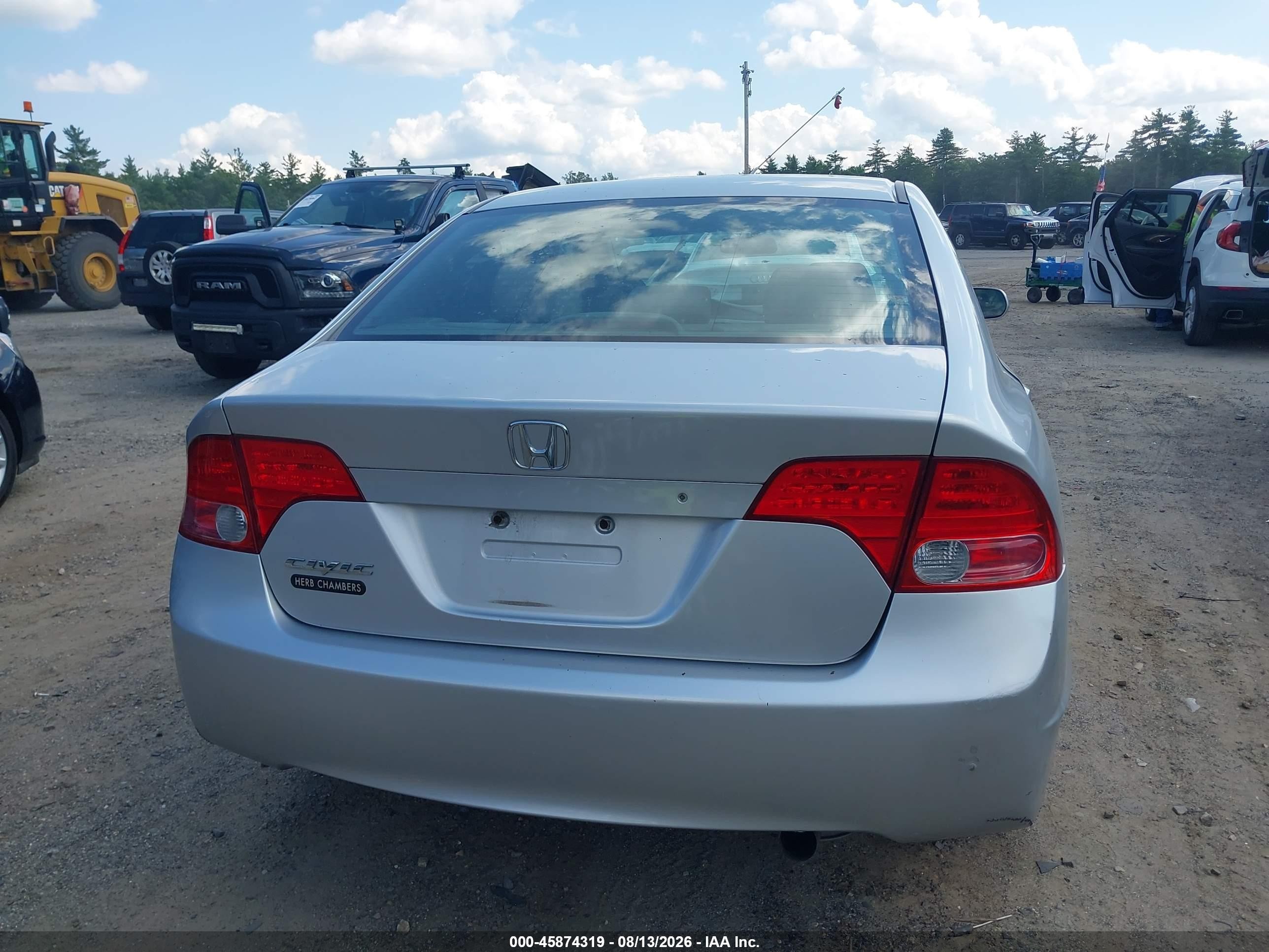 2007 Honda Civic Lx Silver vin: 1HGFA16507L061861