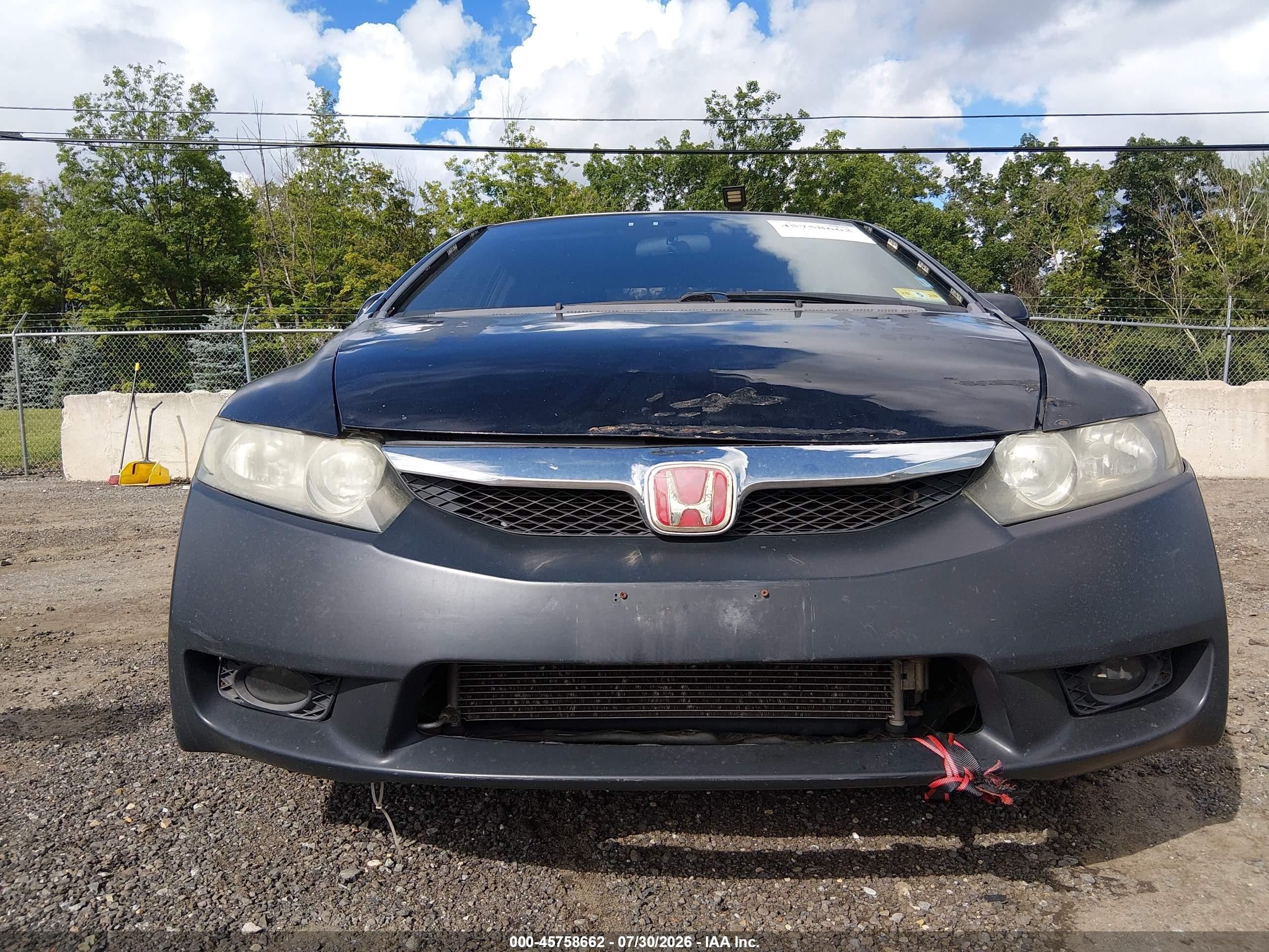 2007 Honda Civic Lx Black vin: 1HGFA16507L077526